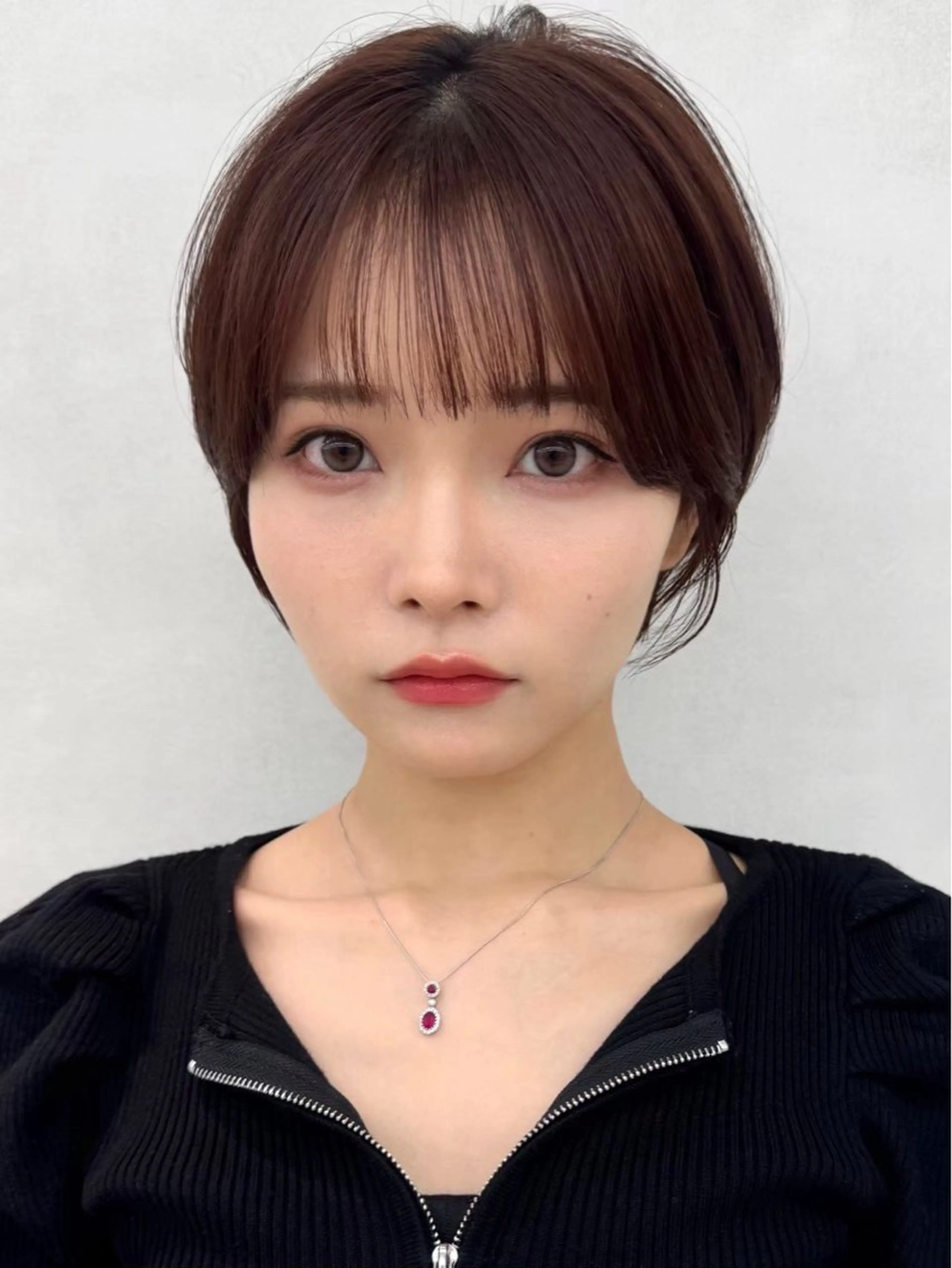 ショート カラー ショートヘア カット ヘアカラー ショートモデル募集/ 美髪縮毛矯正💎萌のヘアスタイル