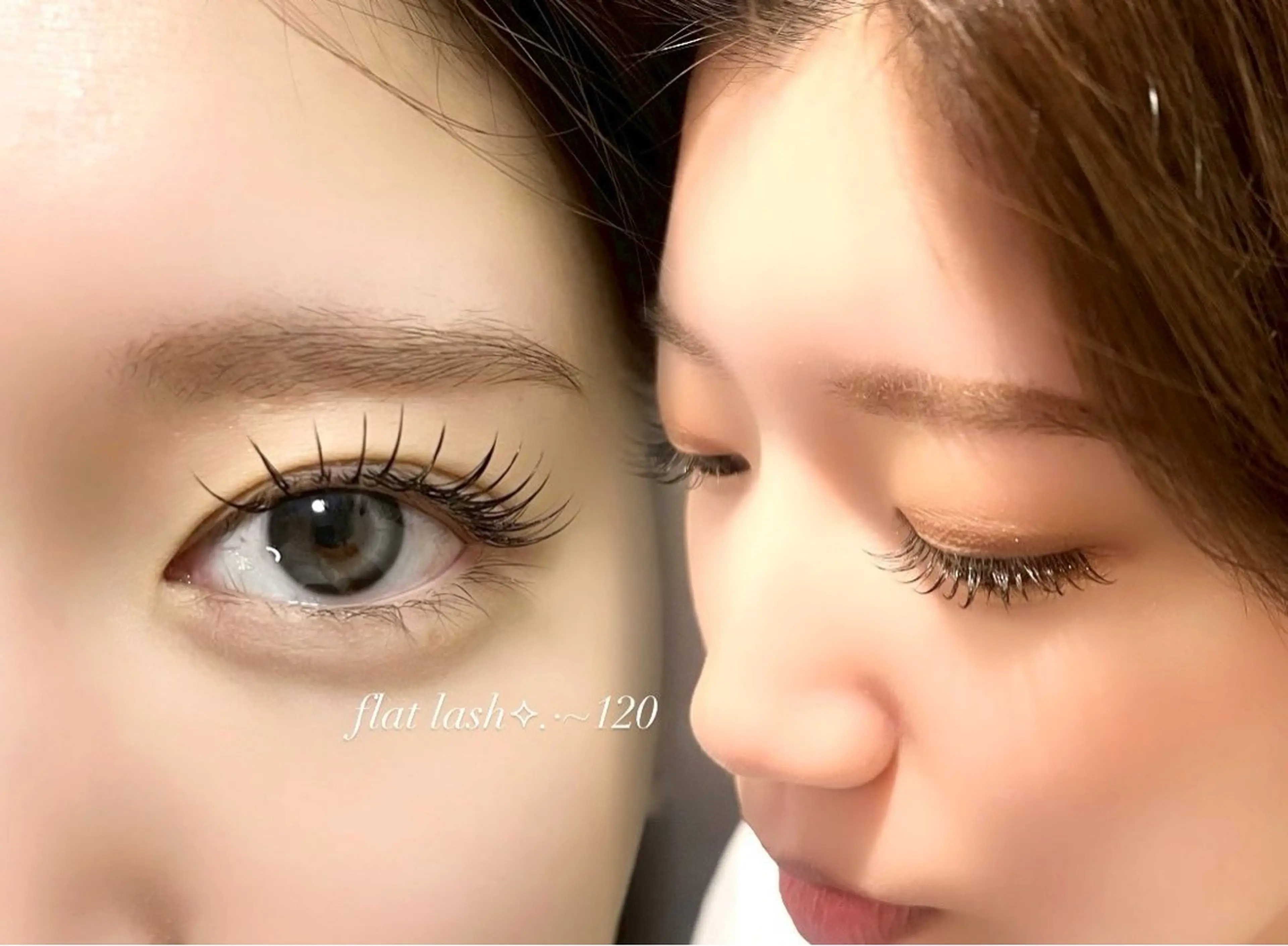 12🈳⭕️アイシャンプー×コーティング込♥️😳フラットラッシュ160本の写真