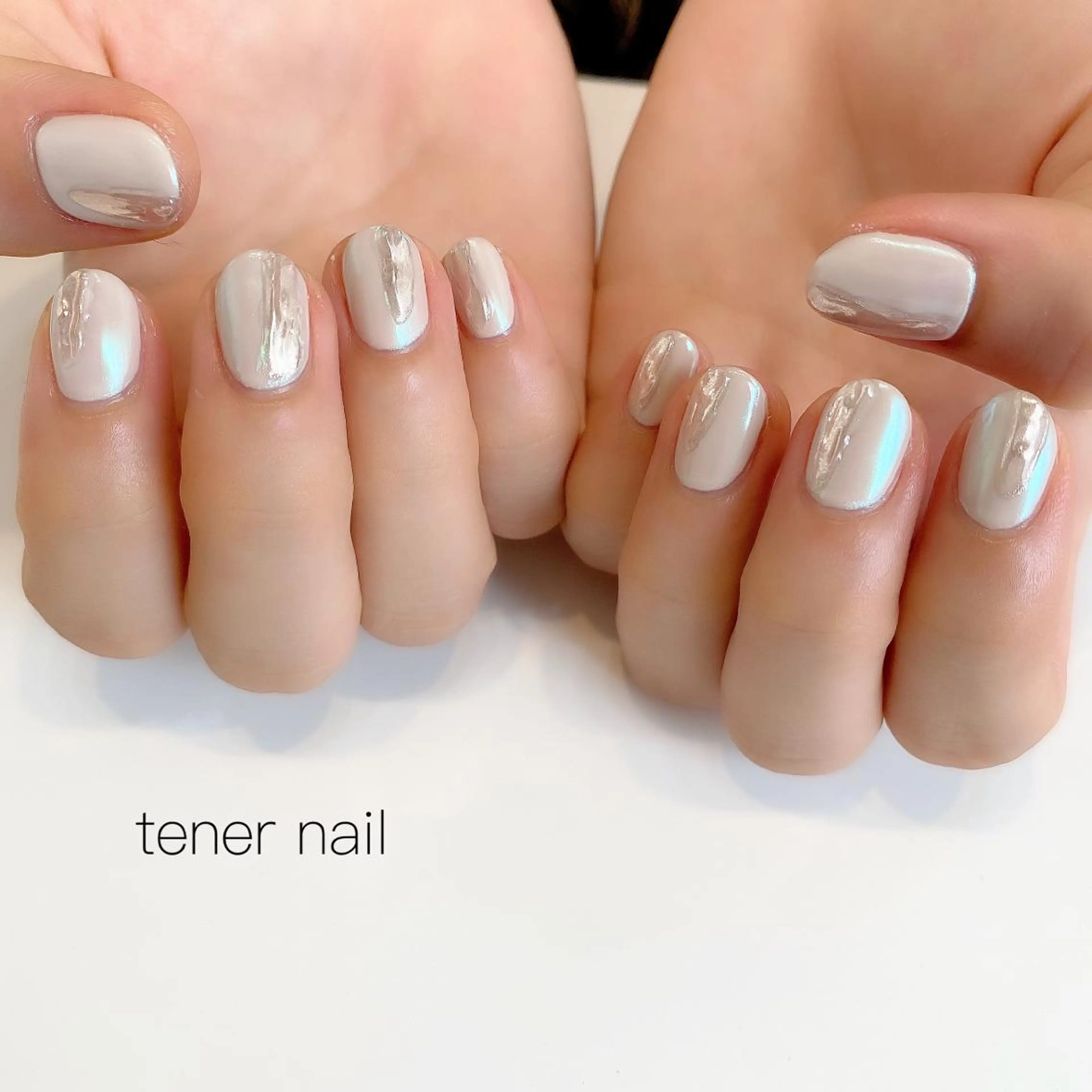ネイル オーロラネイル ゴールド tener  nail  テネルネイル所属・テネルネイル tener nailのネイルデザイン