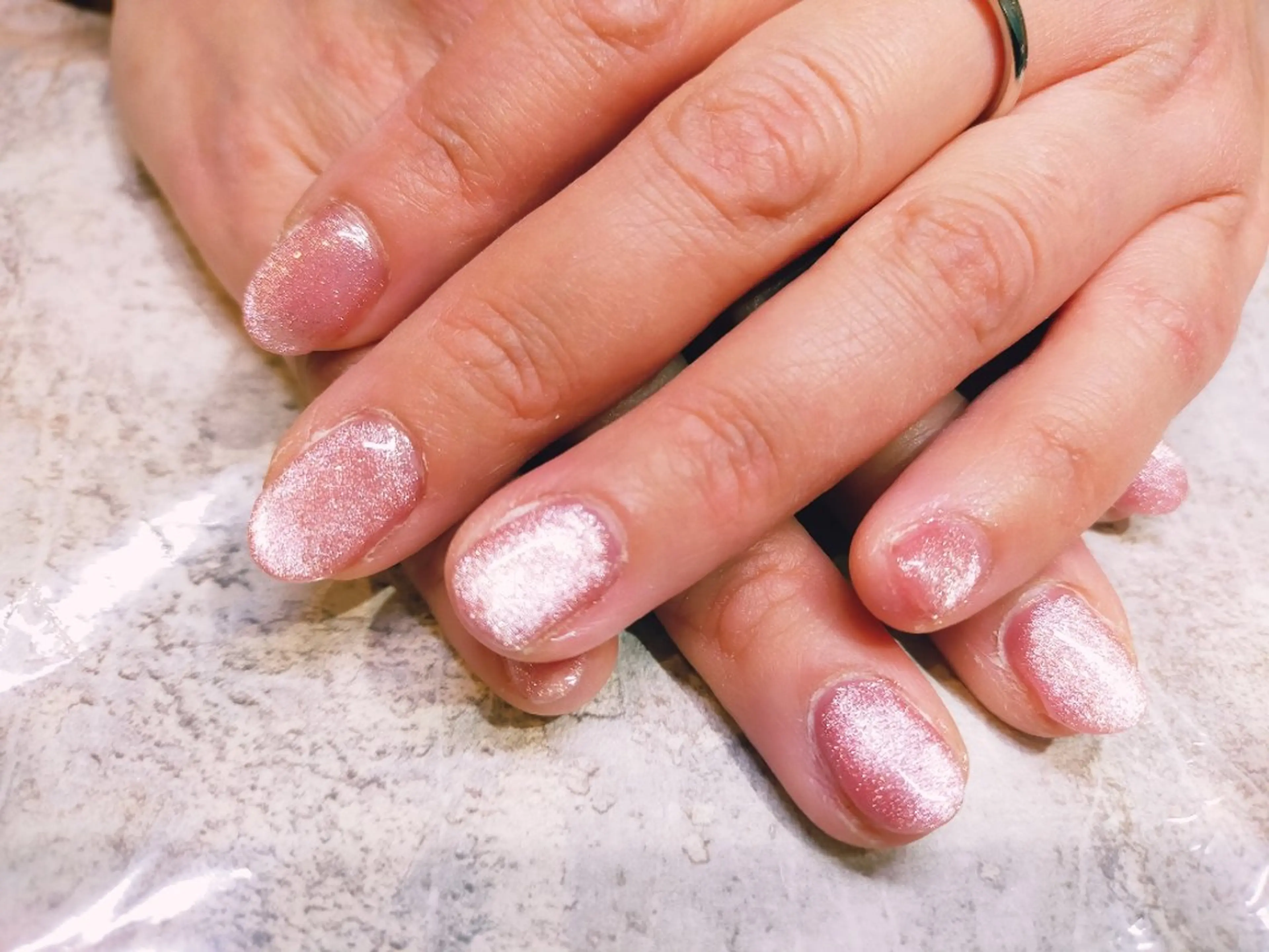 ネイル キラキラネイル マグネットネイル maruyasu. yのネイルデザイン