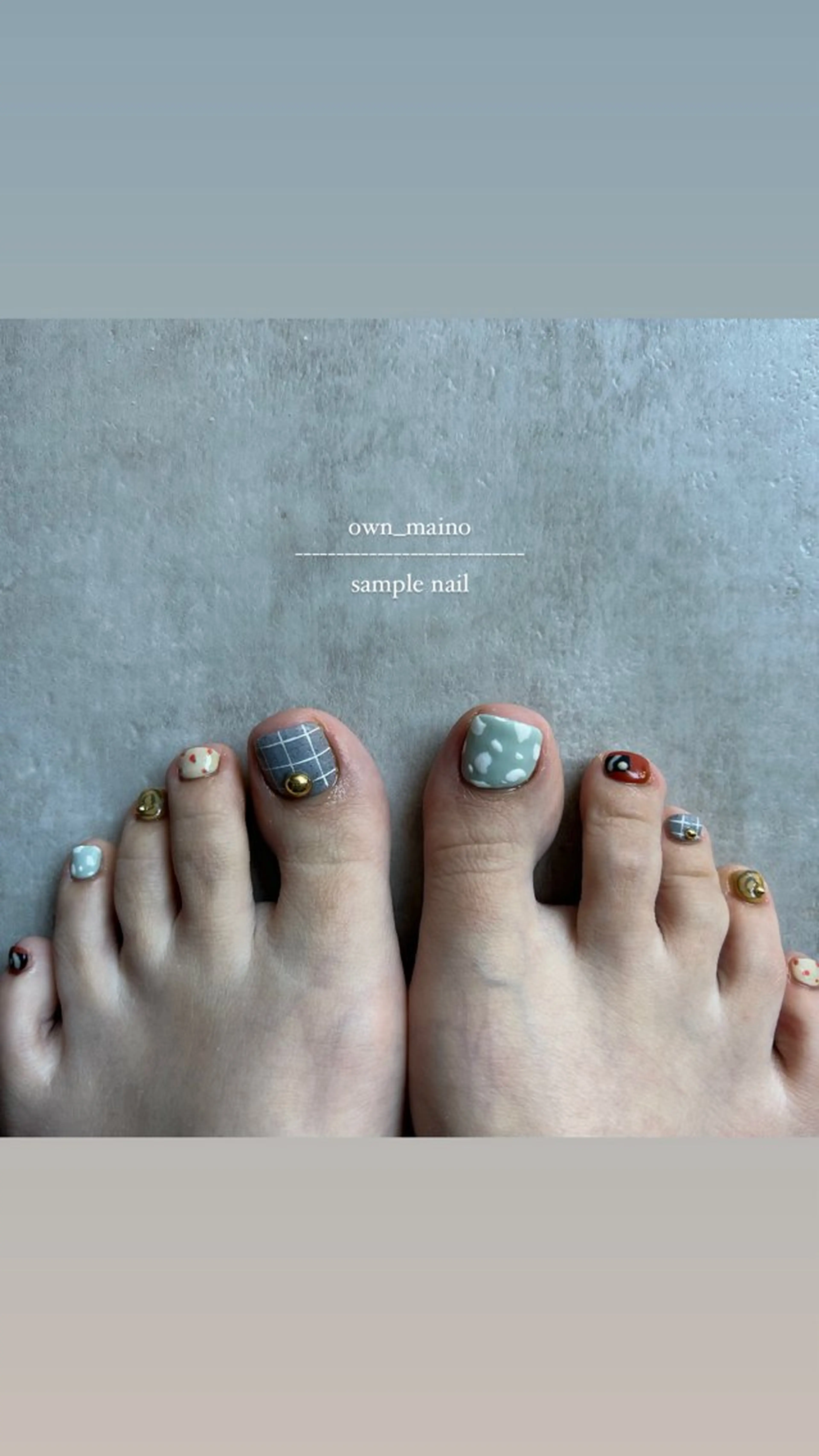 ネイル フットネイル nailroom own所属・maino ( own　)のネイルデザイン