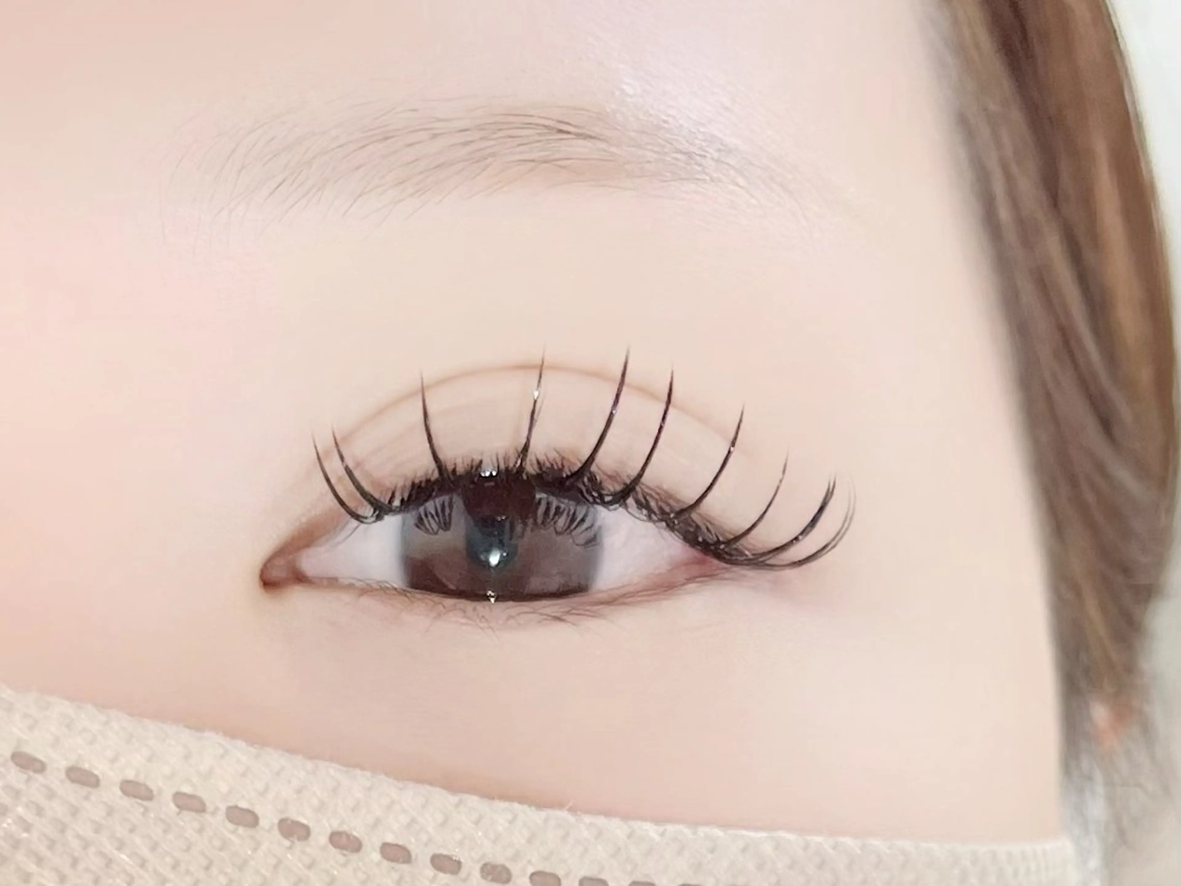 マツエク・マツパ フラットラッシュ マツエク 🤍comoda eye AKARIのマツエク・マツパデザイン