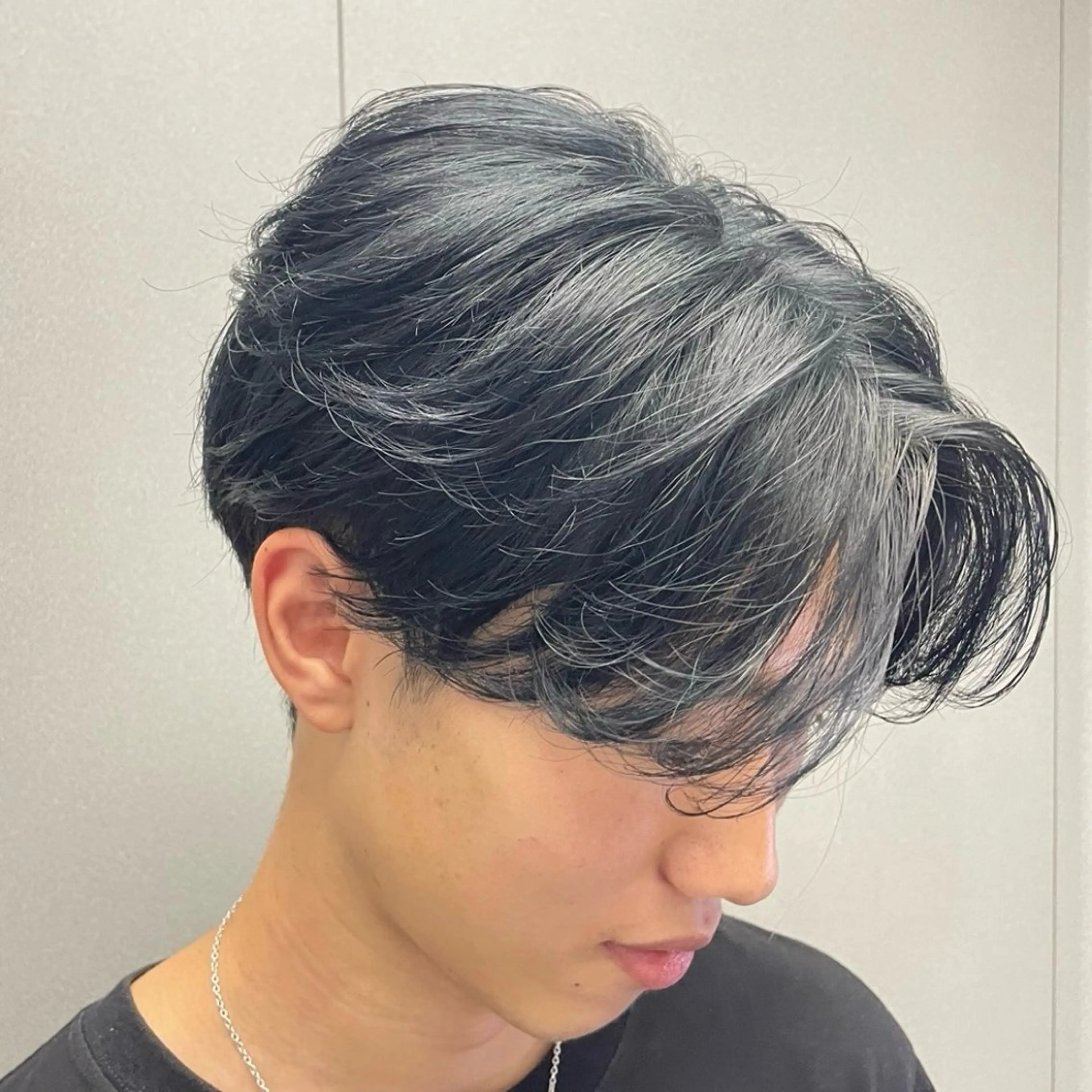ミディアム パーマ ヘアアレンジ メンズ カット パーマ fifth Tokyo所属・fifth 石川 凪のヘアスタイル