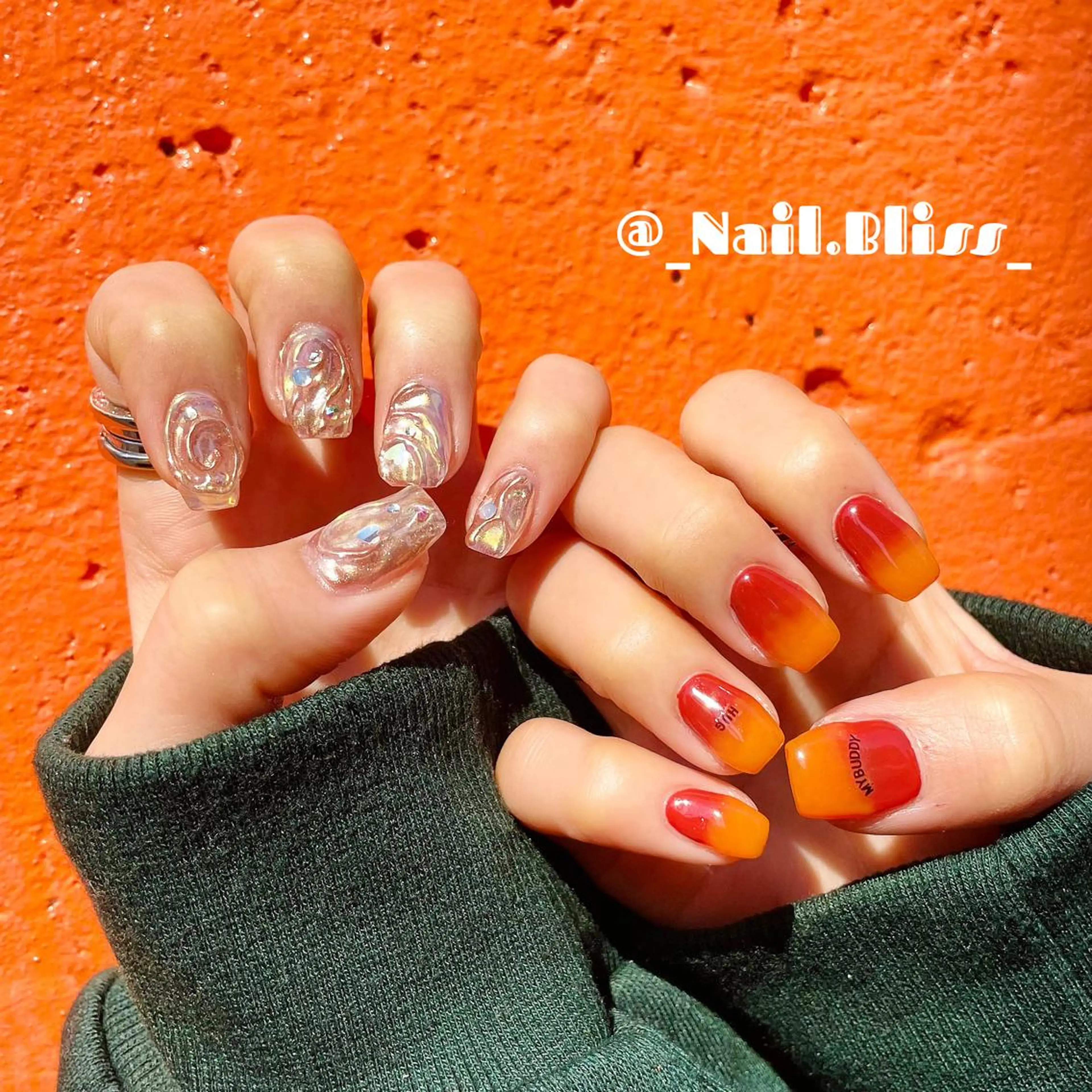 ネイル 持ち込み ハンドネイル NAIL BLISSのネイルデザイン