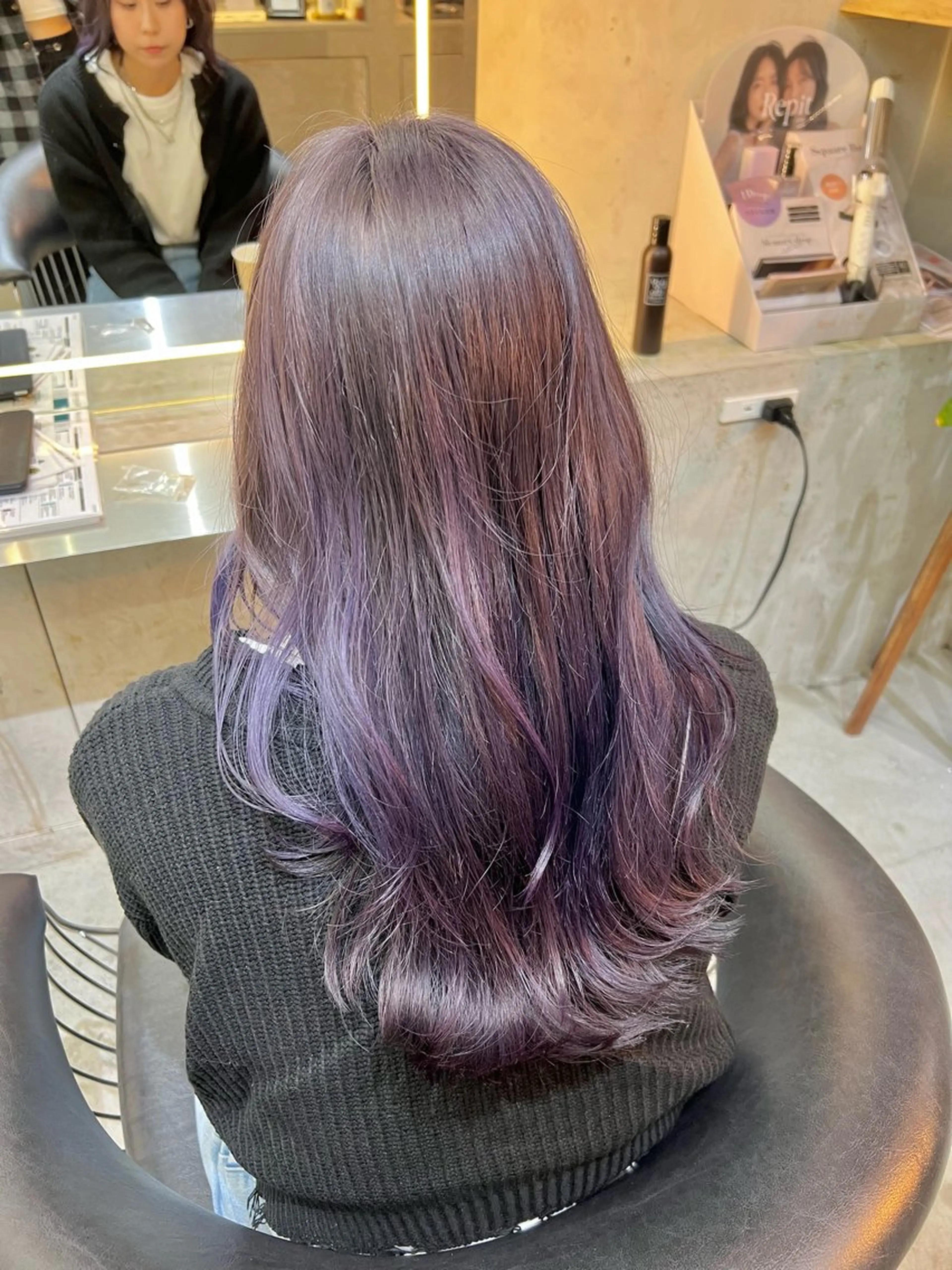 セミロング カット ヘアカラー トリートメント 髪質改善/ボブ/ ハイトーン❣️yuiのヘアスタイル