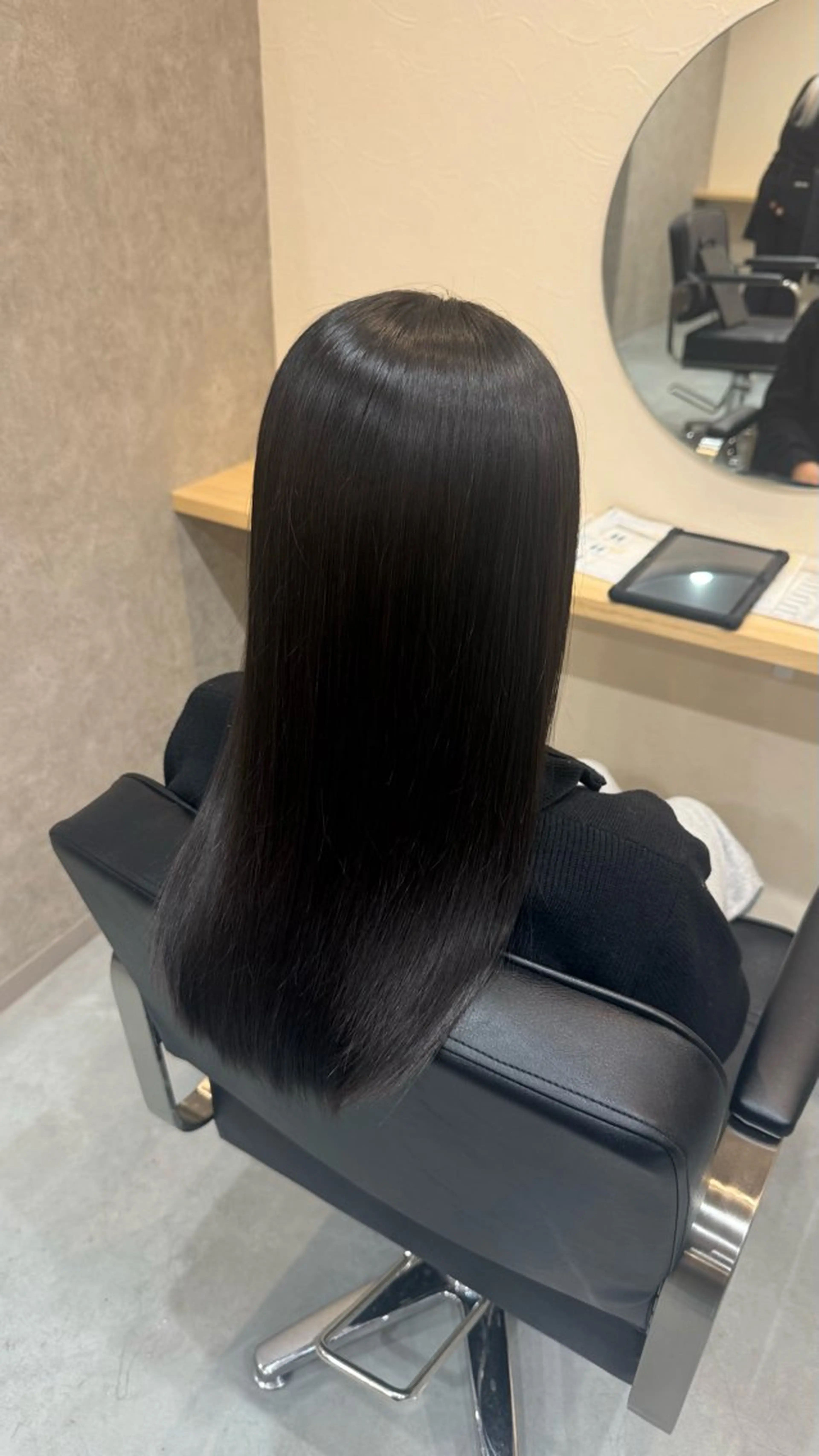 セミロング 髪質改善 似合わせカット トリートメント ヘアカラー ✨艶感カラー💫 髪質改善🫧のヘアスタイル