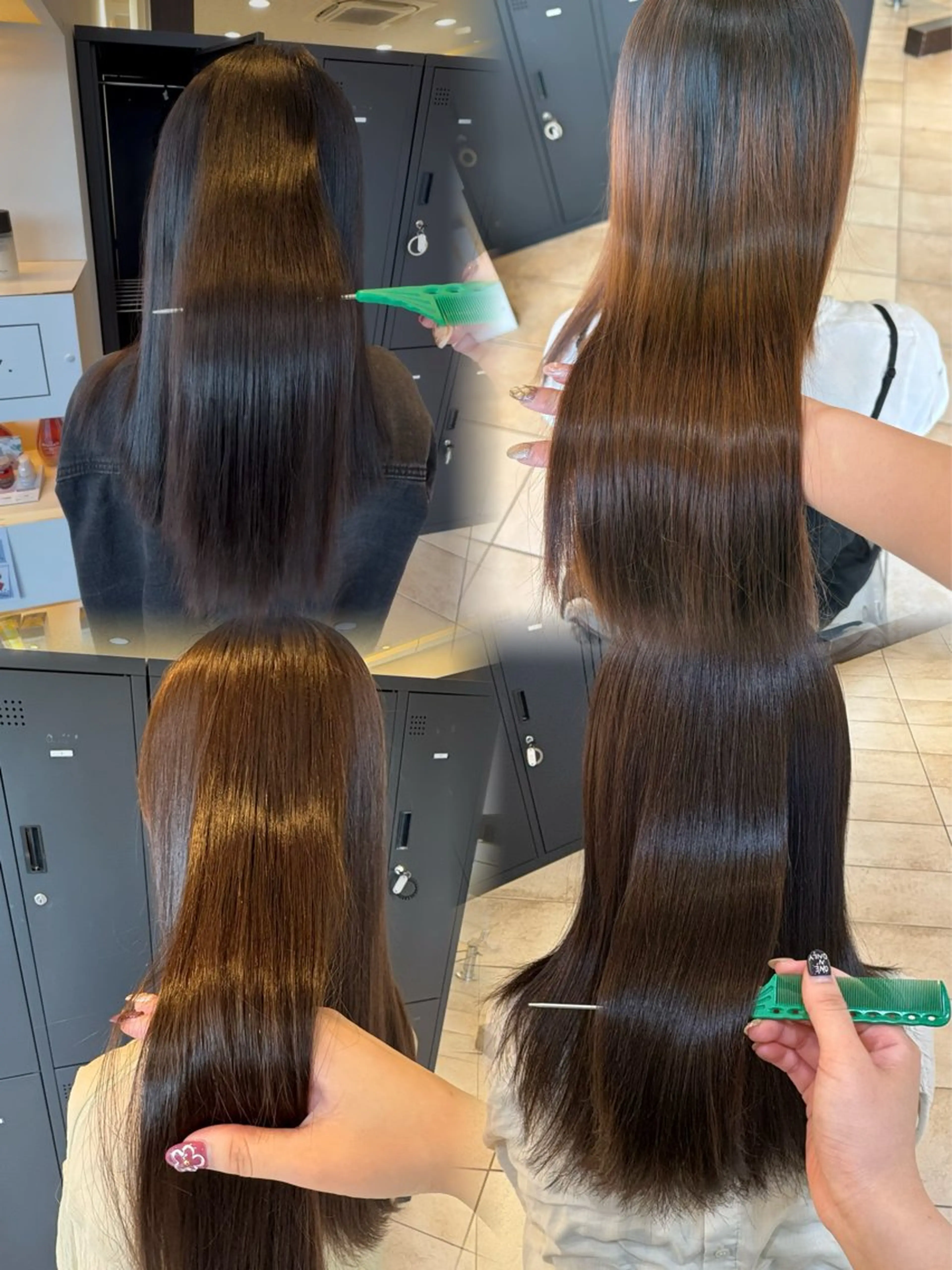 ロング 縮毛矯正 うる艶&縮毛矯正 ⟡.·小林理菜⟡.·のヘアスタイル