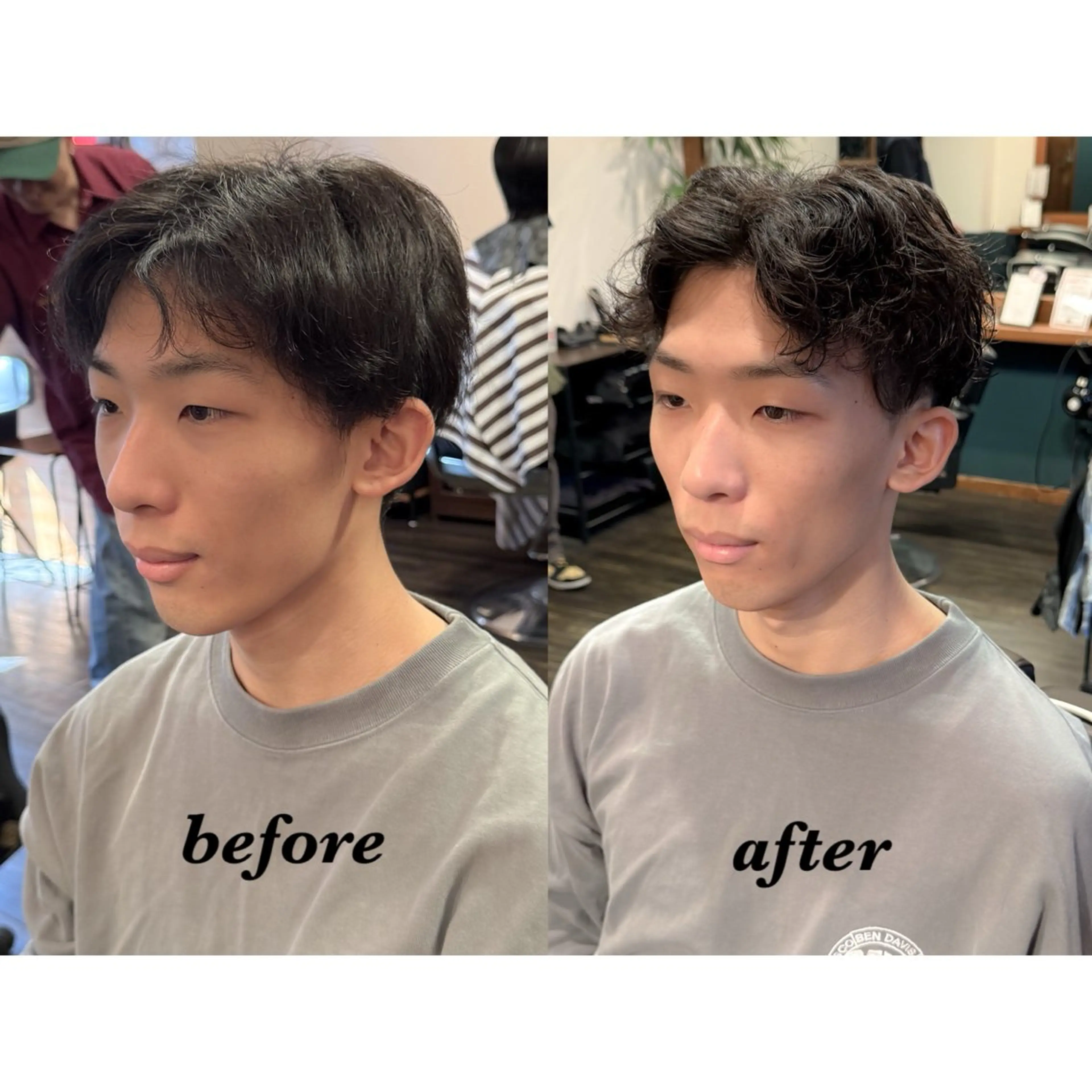 ショート パーマ メンズ カット パーマ キヨ メンズカット/パーマのヘアスタイル