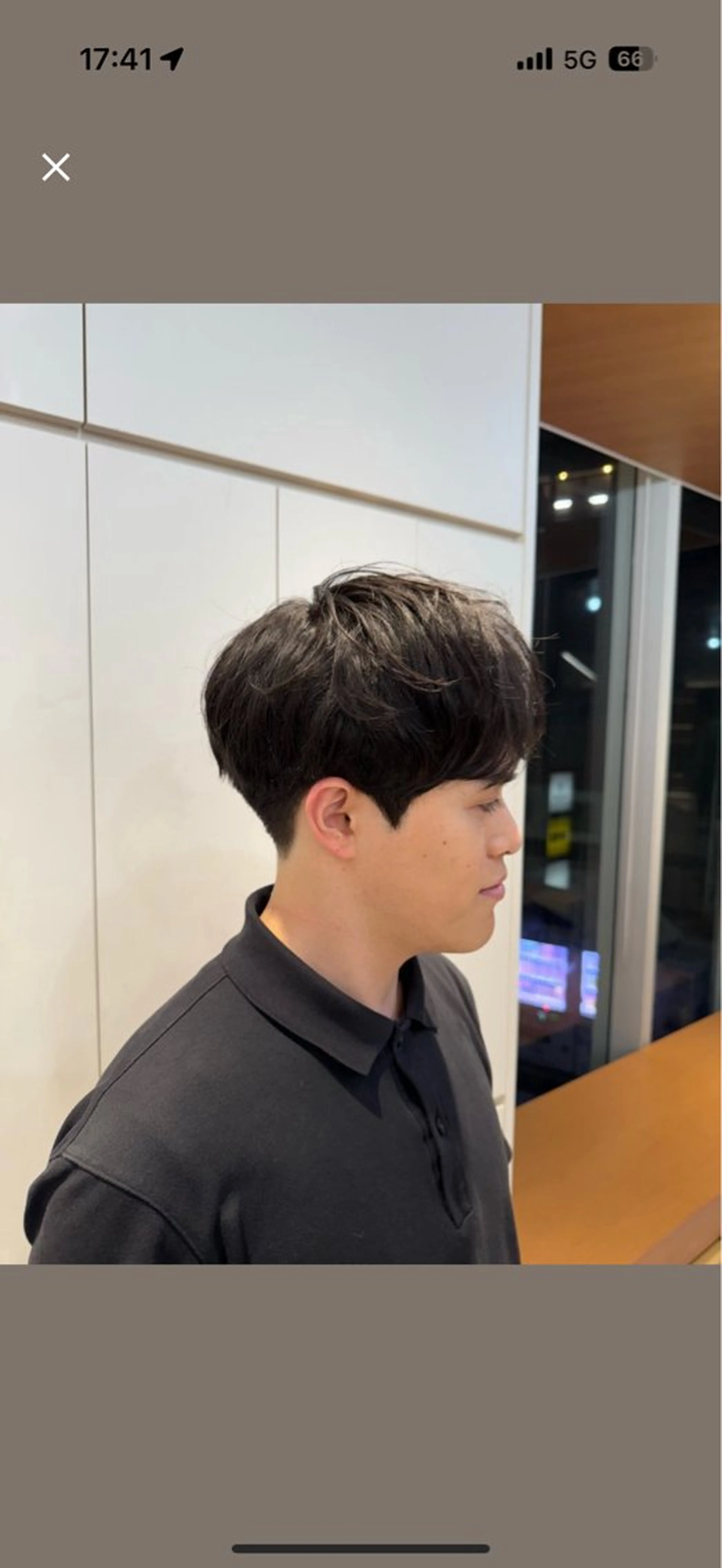 ショート メンズ nico TOKYO所属・ニュアンス/ センターパート/イノのヘアスタイル