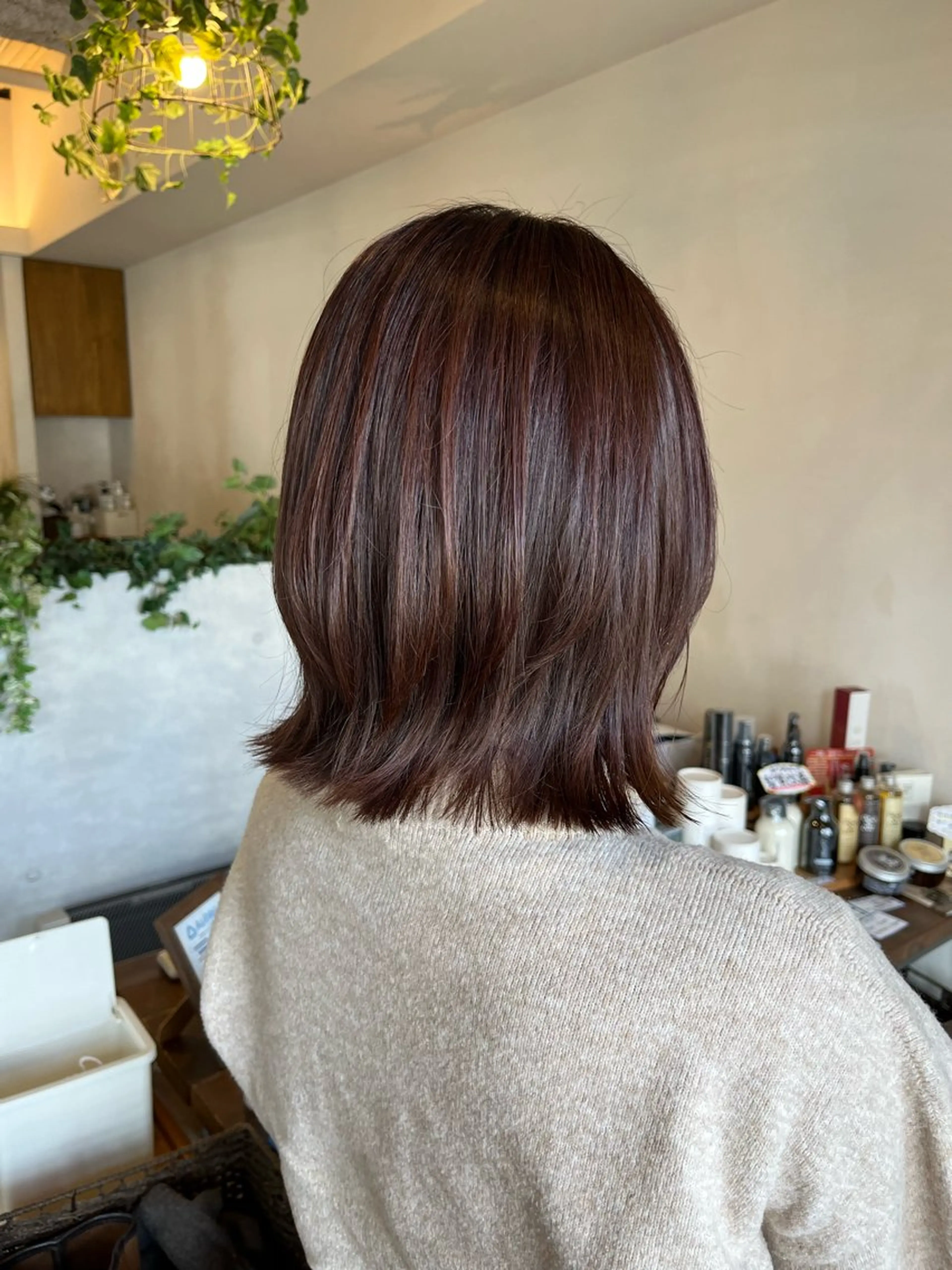 ミディアム カラー カット ヘアカラー トリートメント AKALA  HAIR所属・AKALA HAIR 西宮店　Juriのヘアスタイル