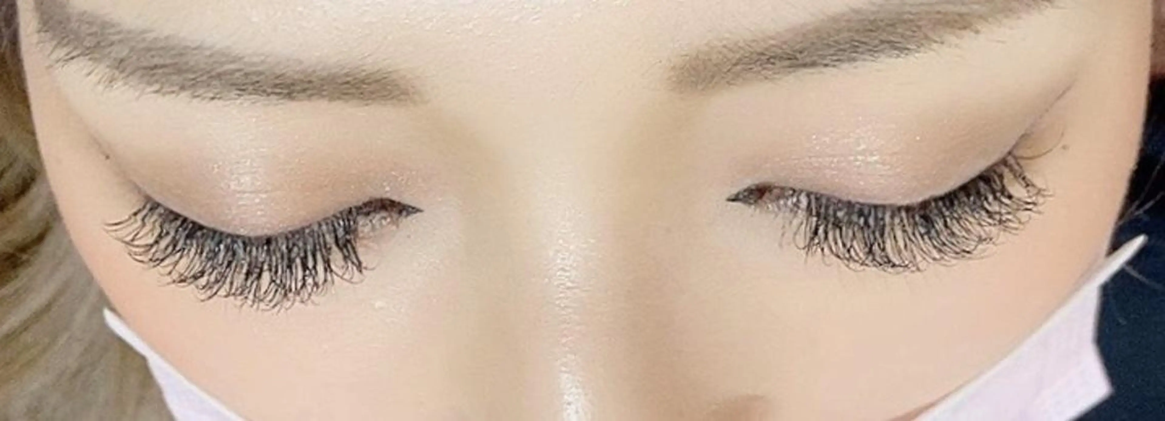 セミロング カラー パーマ ヘアアレンジ ネイル マツエク・マツパ キュピット 研修モデルアカウントのマツエク・マツパデザイン