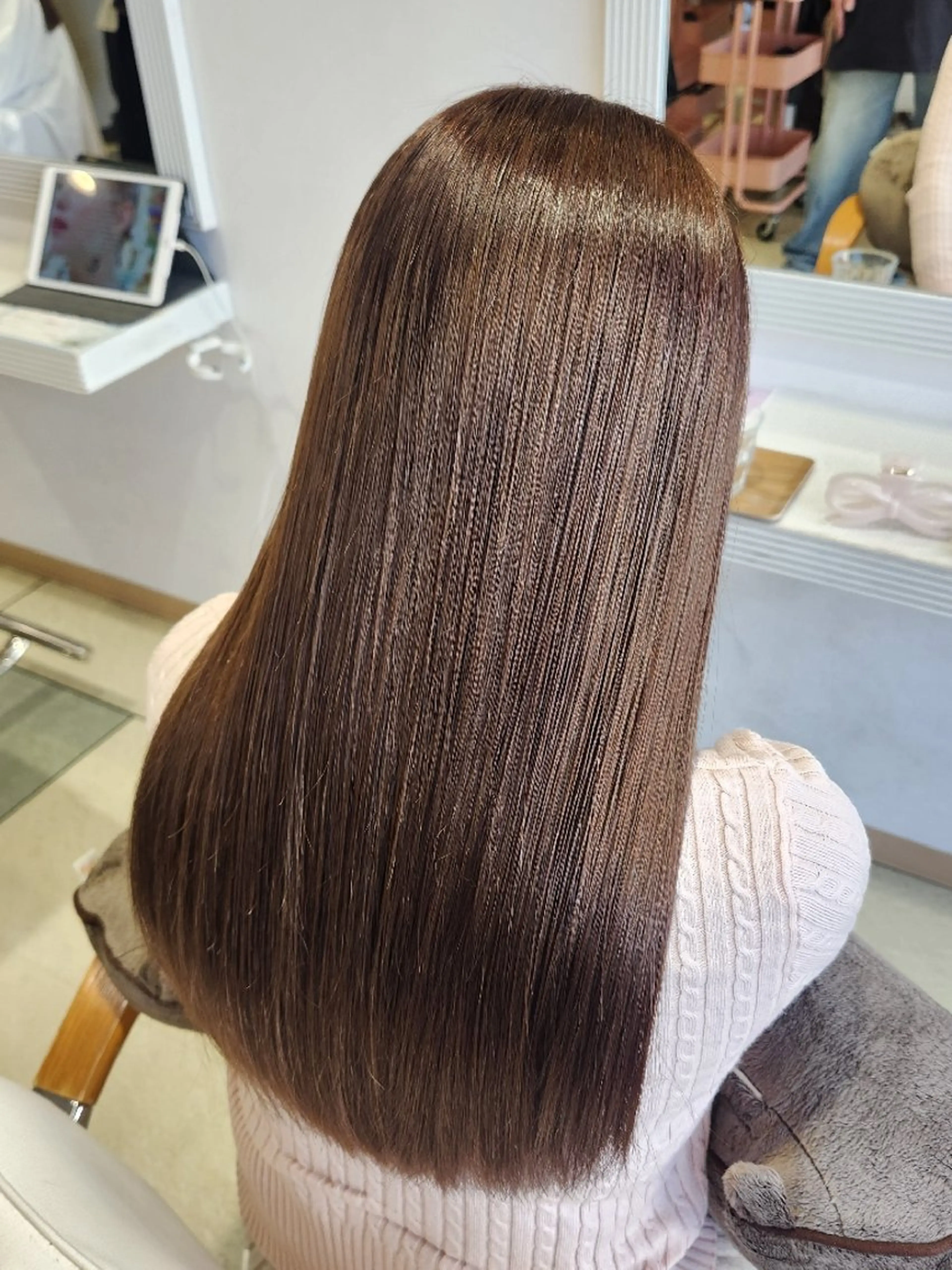 ロング 暖色カラー/髪質改善 /メンズ🧡莉南のヘアスタイル