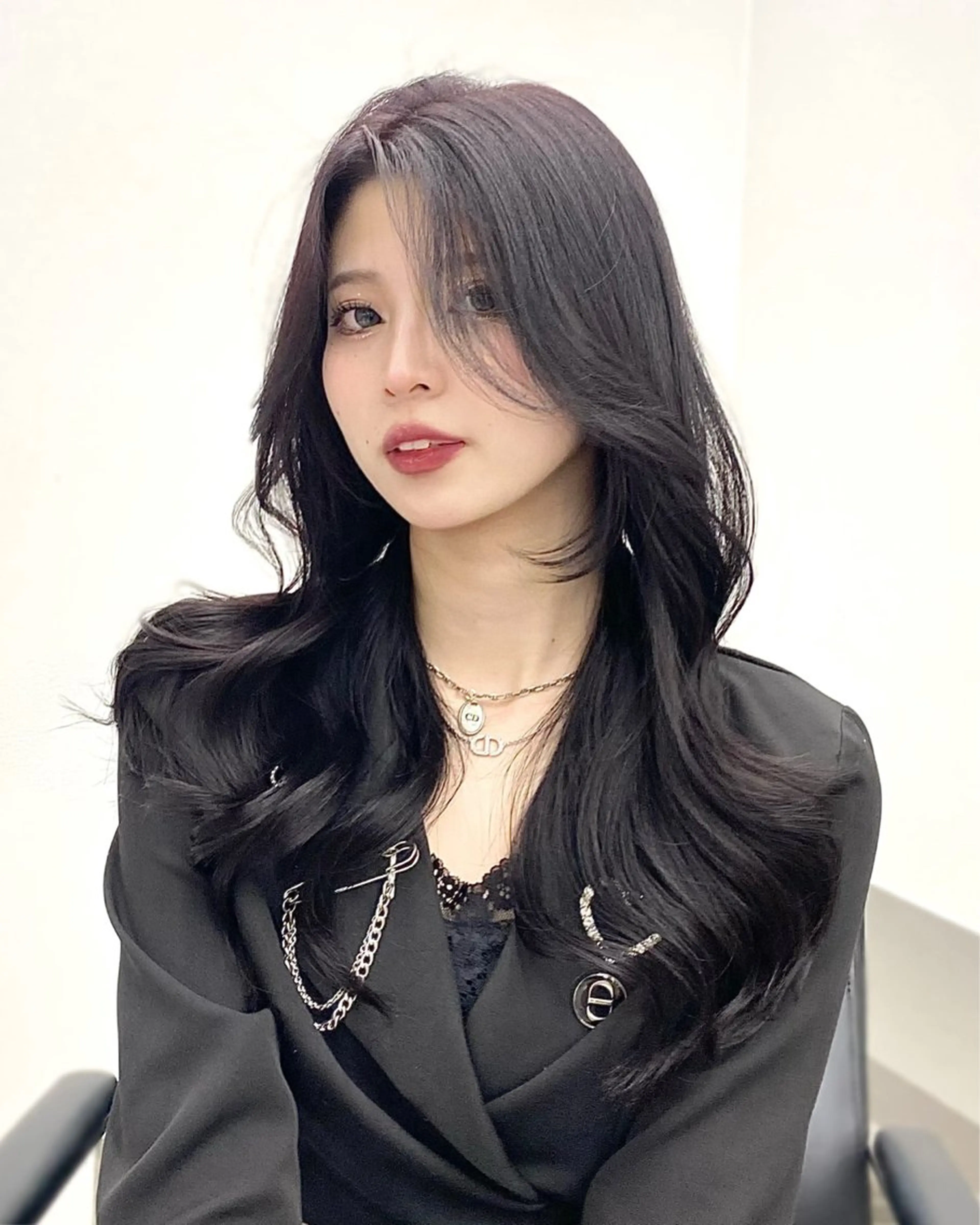 ロング 京都レイヤーカット うえひのヘアスタイル