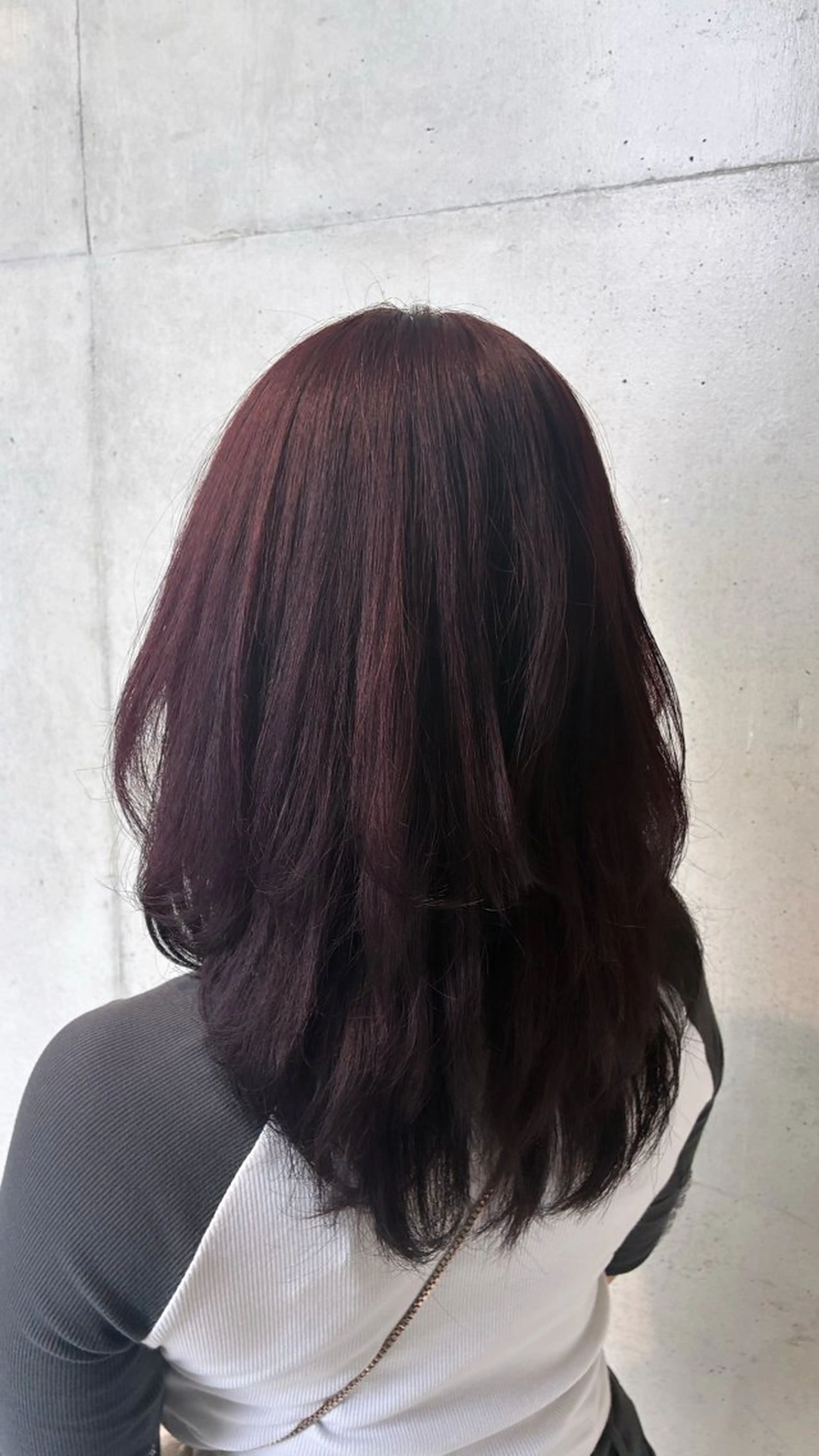 セミロング カラー ヘアアレンジ 🦋似合わせカラー 艶髪🦋Rinaのヘアスタイル