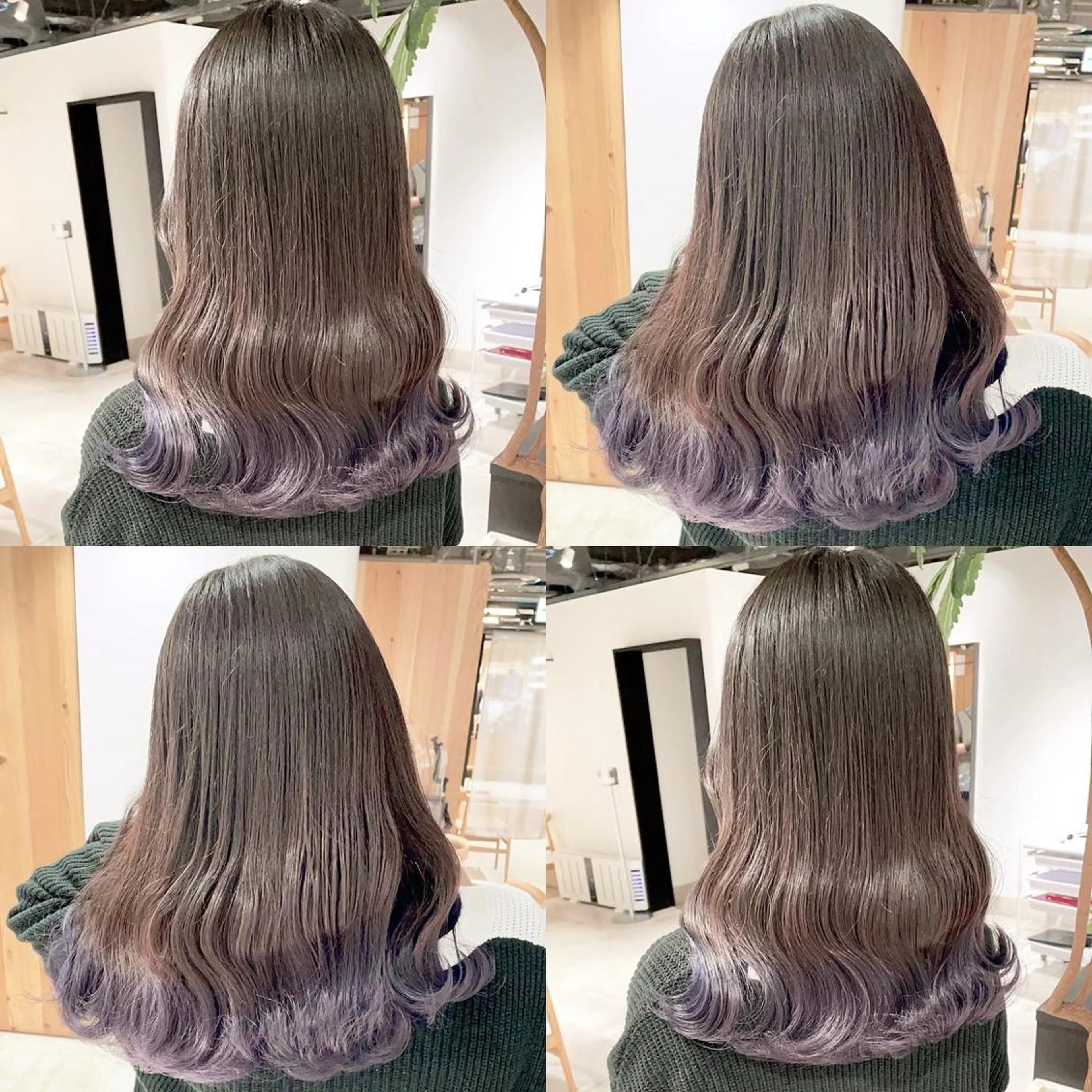 セミロング カラー ヘアカラー トリートメント 渋谷:インナーカラー ／🍒エリカ🍒のヘアスタイル