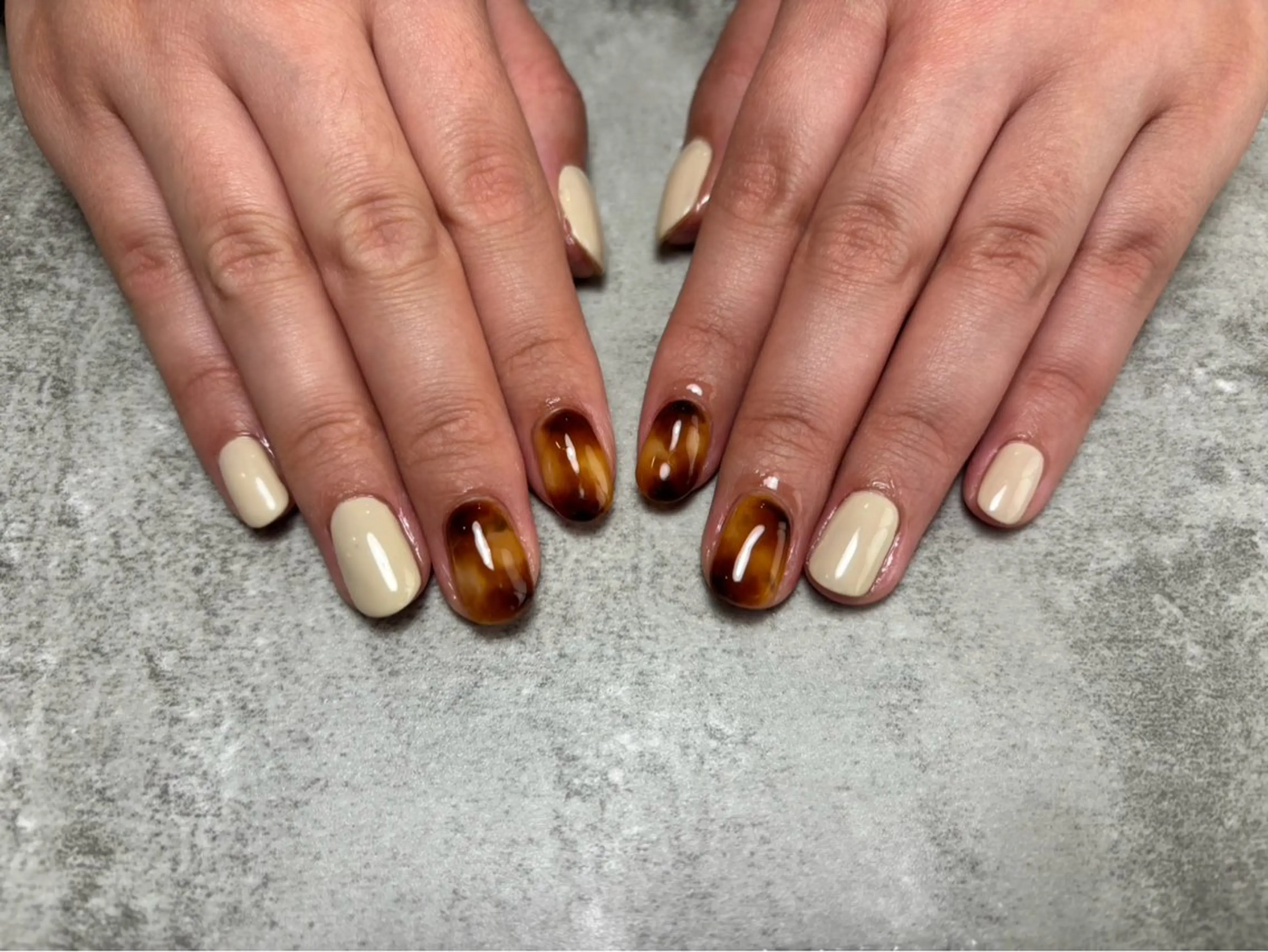 ワンカラー＋ベッコウアート２本／５本★オフ込みの写真