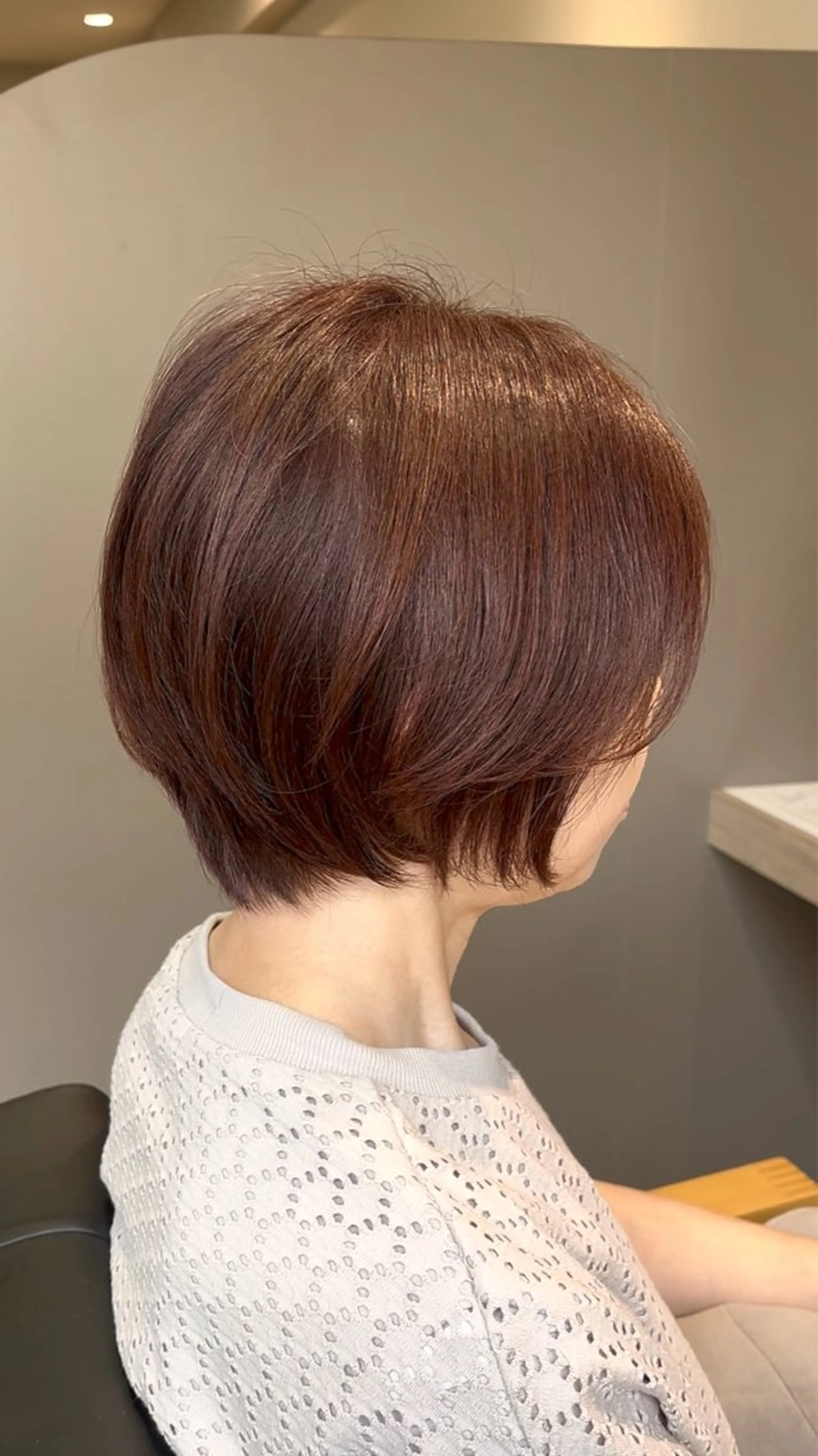 ショート MILSHE所属・山添 舞優のヘアスタイル