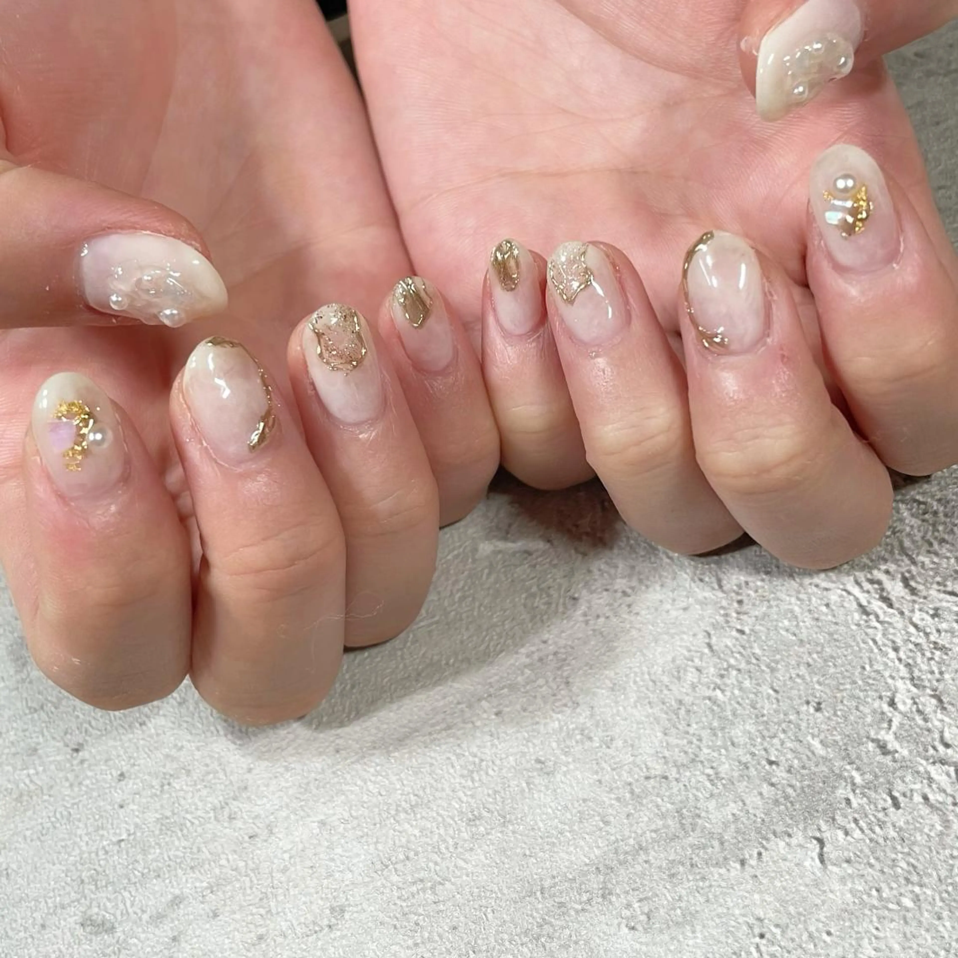 ネイル ジェルネイル 東 千夏のネイルデザイン