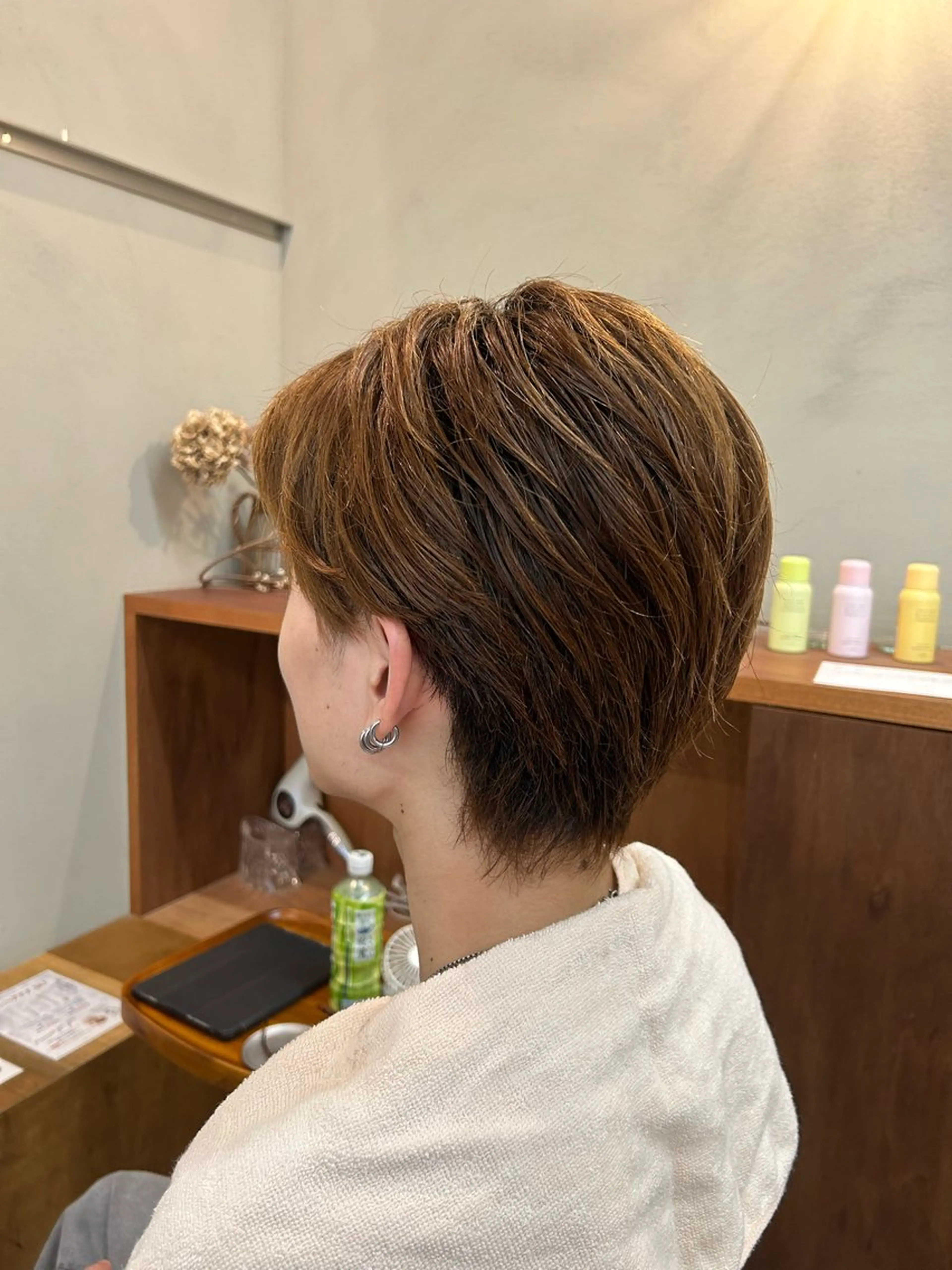 ショート ショートヘア カット 名古屋/伏見/花屋 併設/不破新のヘアスタイル