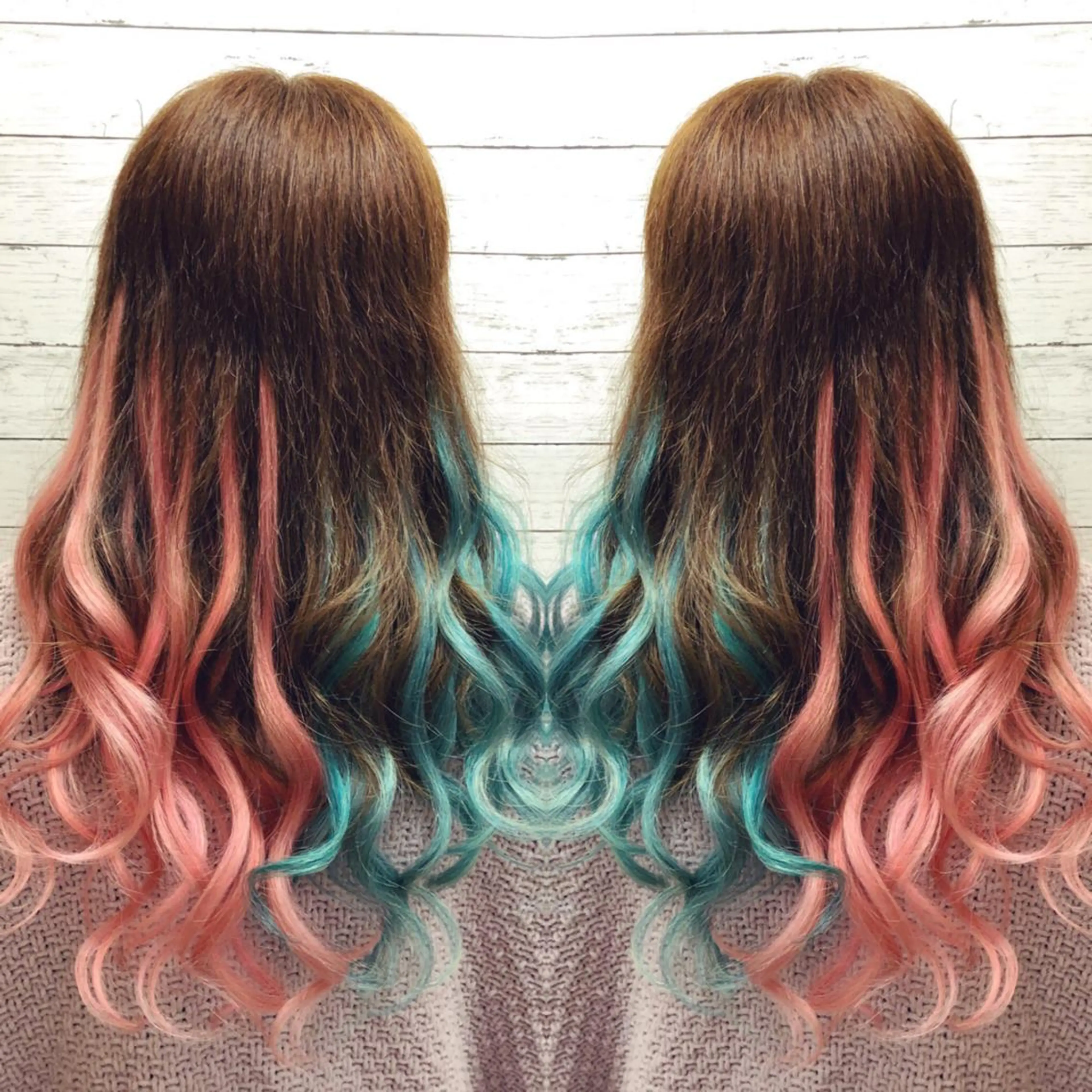 セミロング カット エクステ ヘアセット 韓国ヘア🤍髪質改善 🇰🇷AKANEのヘアスタイル