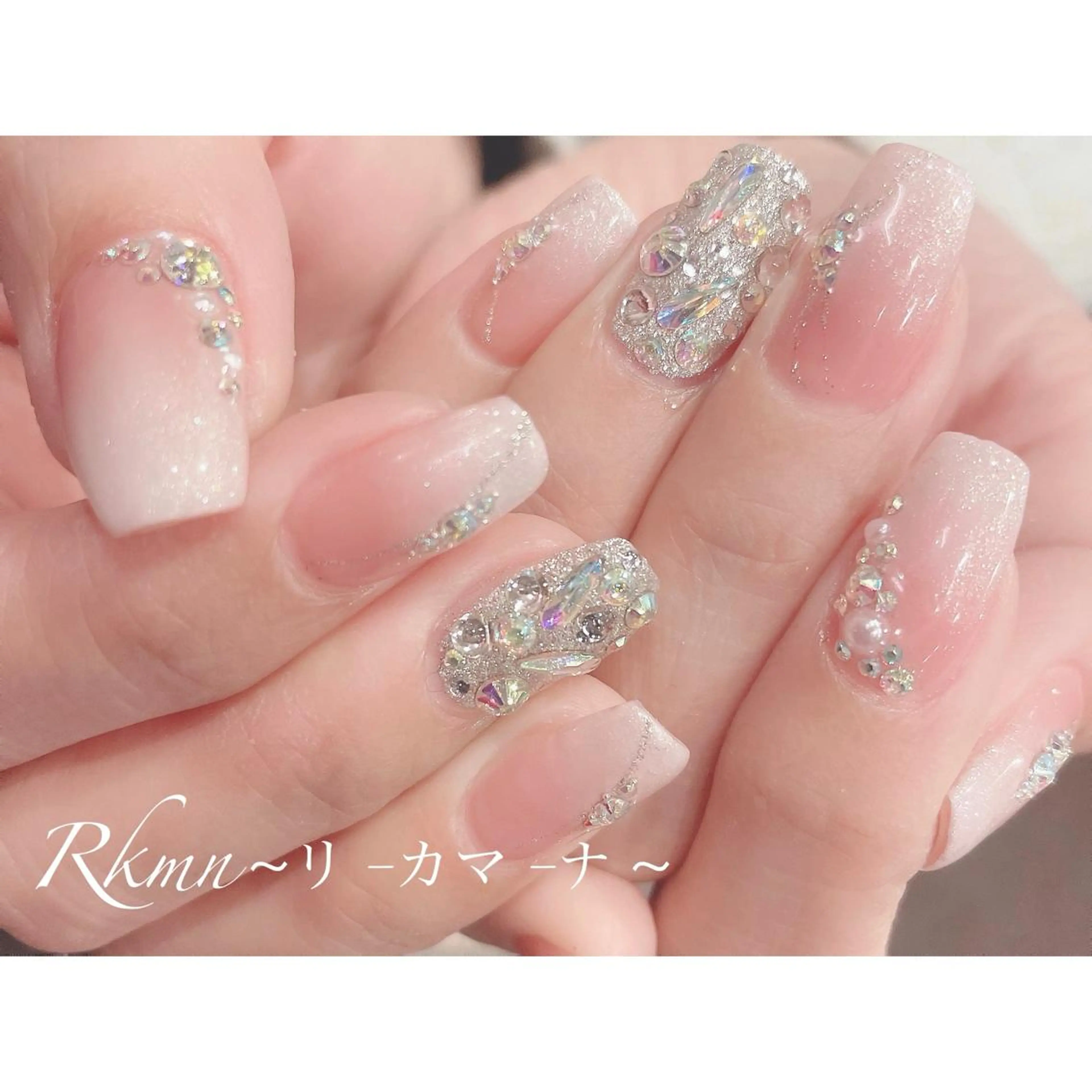 ネイル アートネイル フレンチネイル ジェルネイル グラデーション シンプルネイル ハンドネイル フットネイル ハンドケア Rkmn ~リ-カマ-ナ~のネイルデザイン