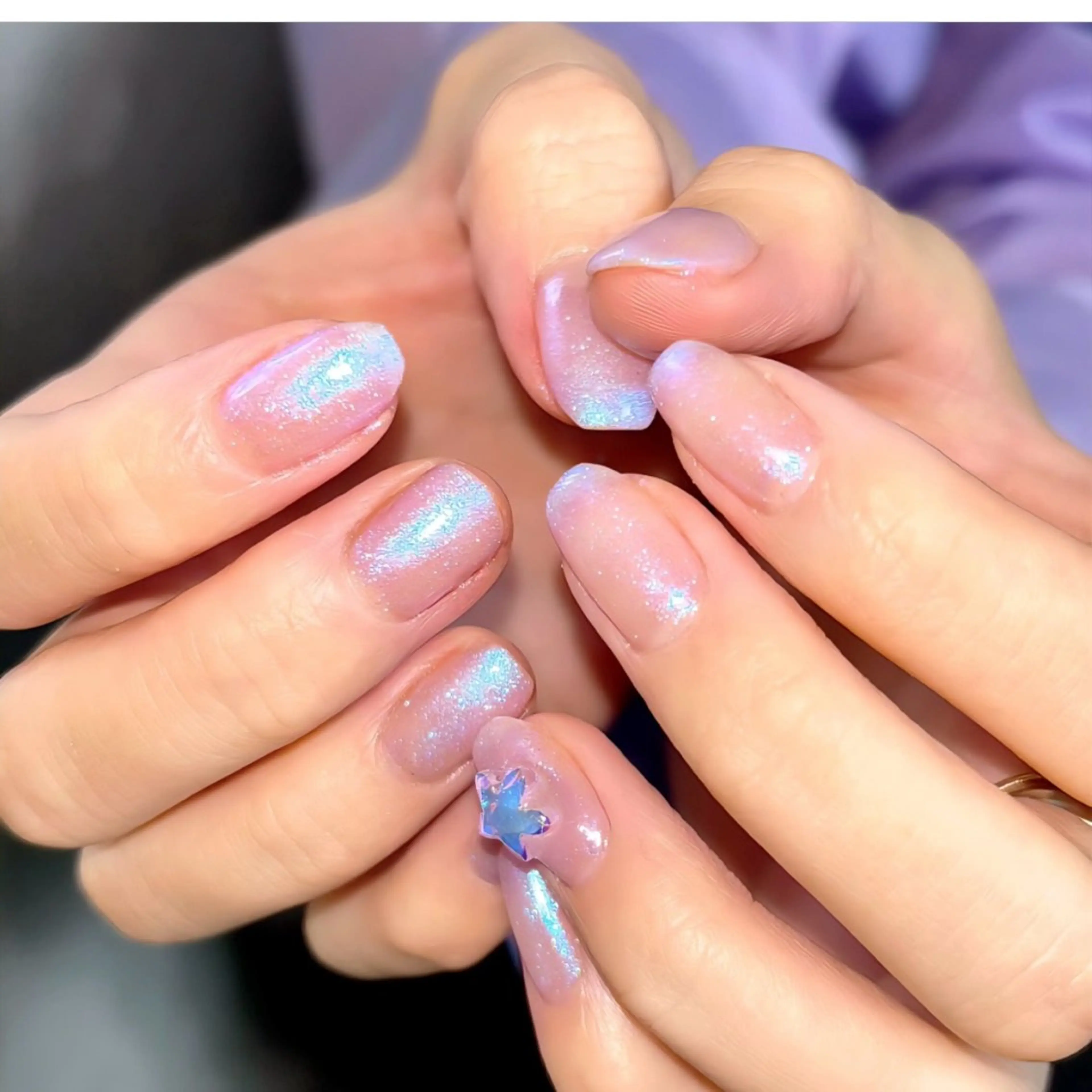 オフあり⭐ミラー🪞orオーロラワンカラーの写真