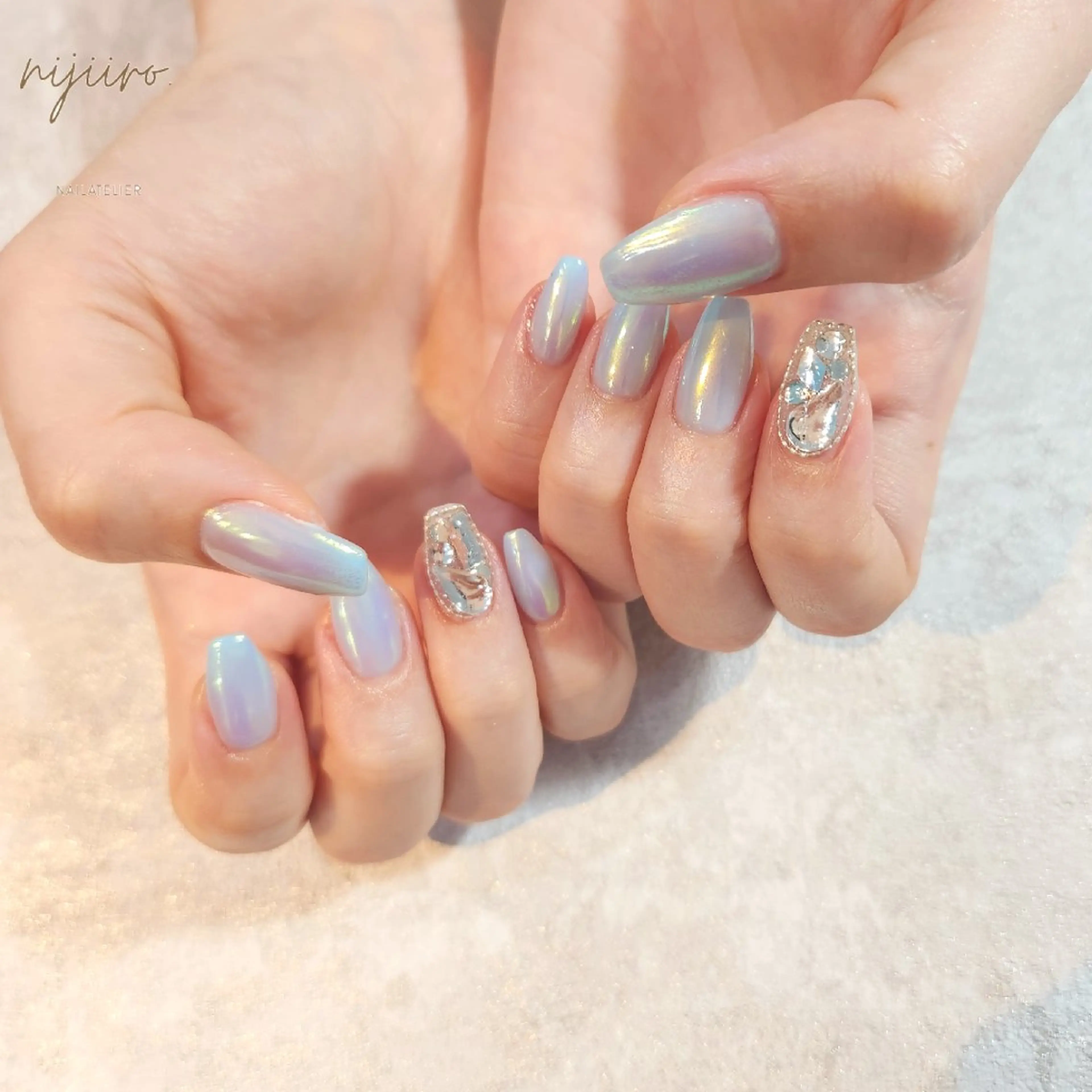 ネイル ハンドネイル nailatelier nijiiro.所属・nijiiro🌈 サトウのネイルデザイン