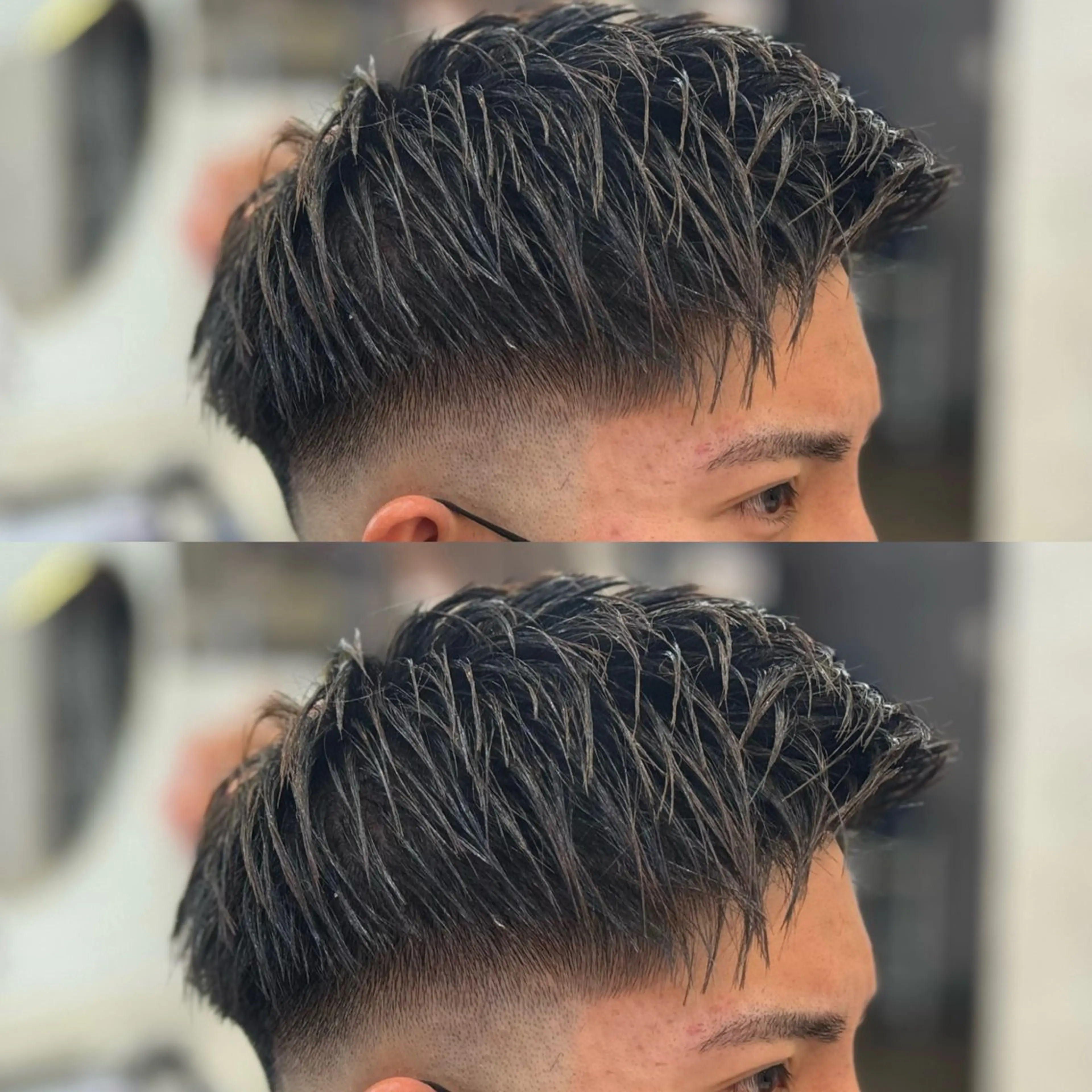 セミロング カラー パーマ メンズ 泰成/メンズ特化/ フェード/ツイスパのヘアスタイル