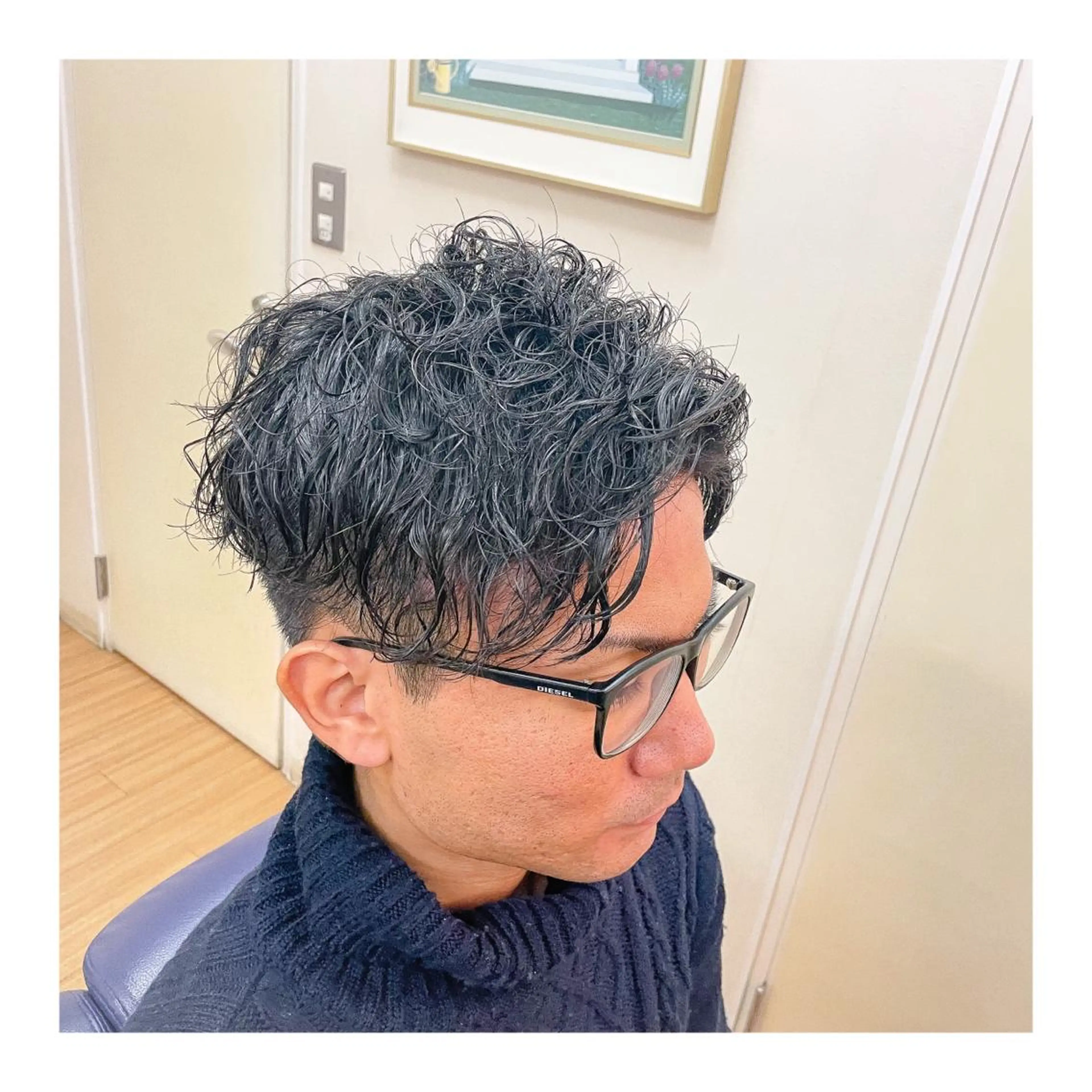 パーマ メンズ メンズパーマ 刈り上げ カット パーマ トリートメント 💈メンズパーマ💈 ナカザワ　　リョウのヘアスタイル