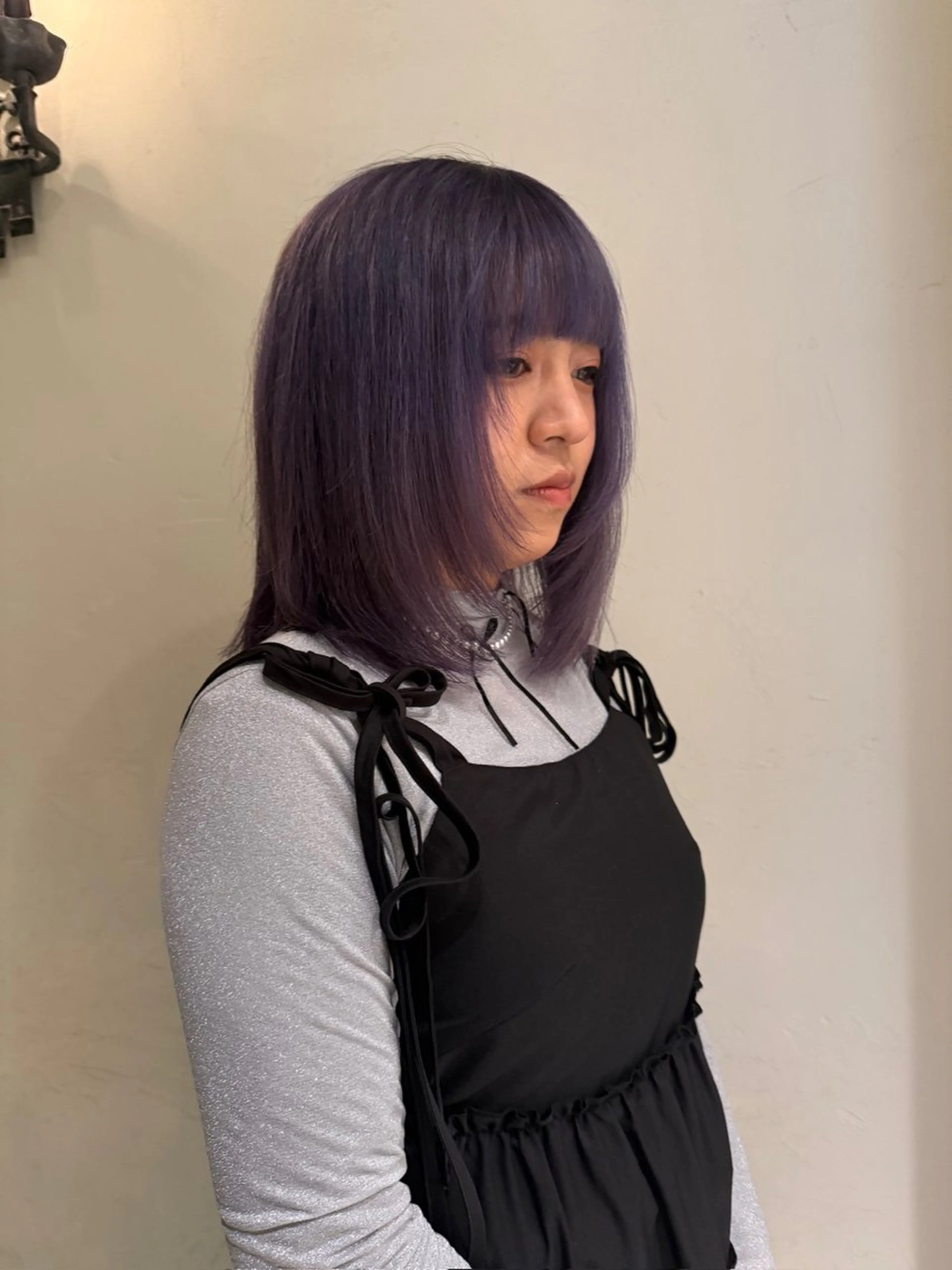 ミディアム ヘアカラー 無料ショートカット 募集中📛杏のヘアスタイル