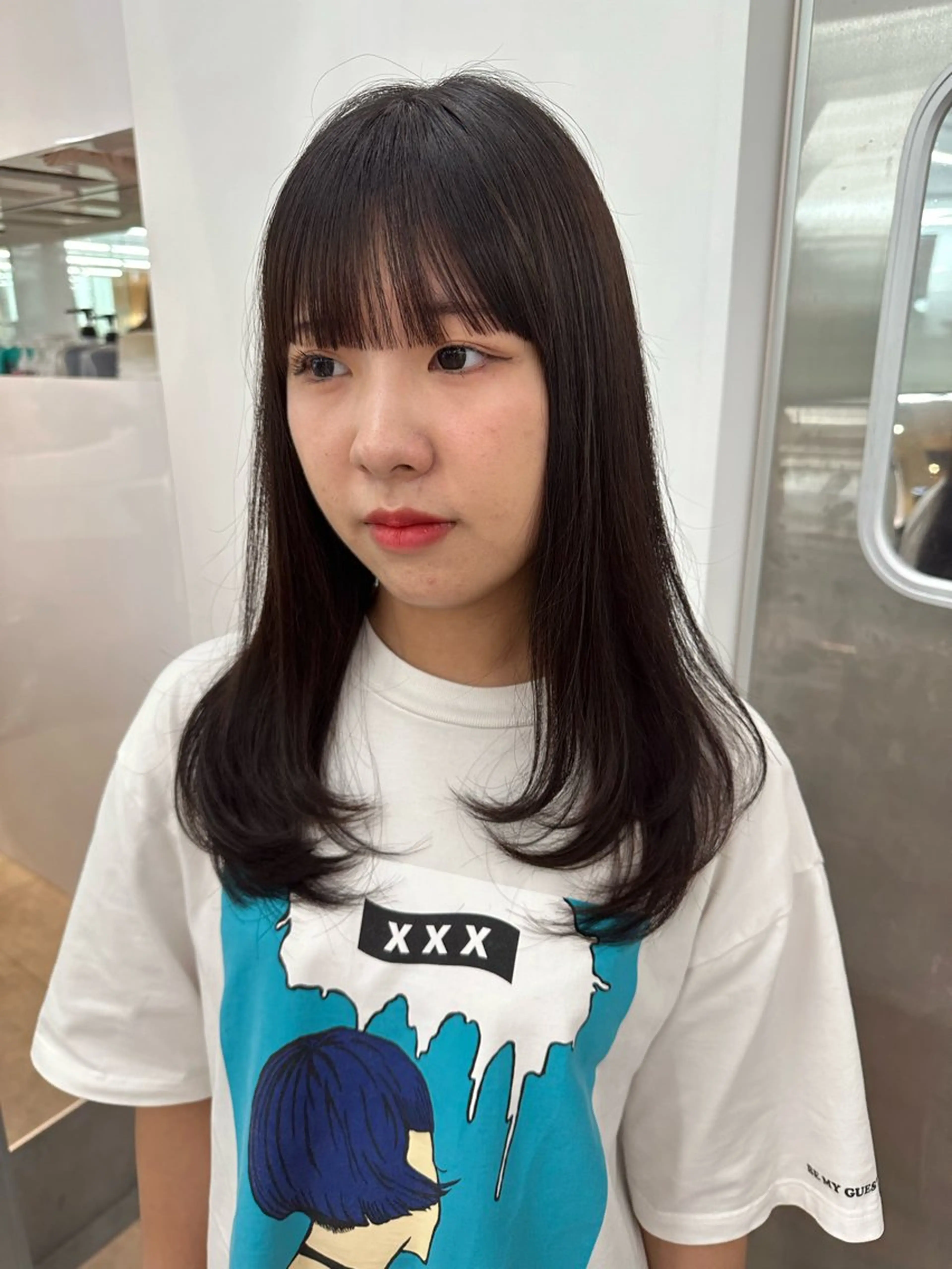 ミディアム 🌷モア 🌷暖色カラー・ボブのヘアスタイル