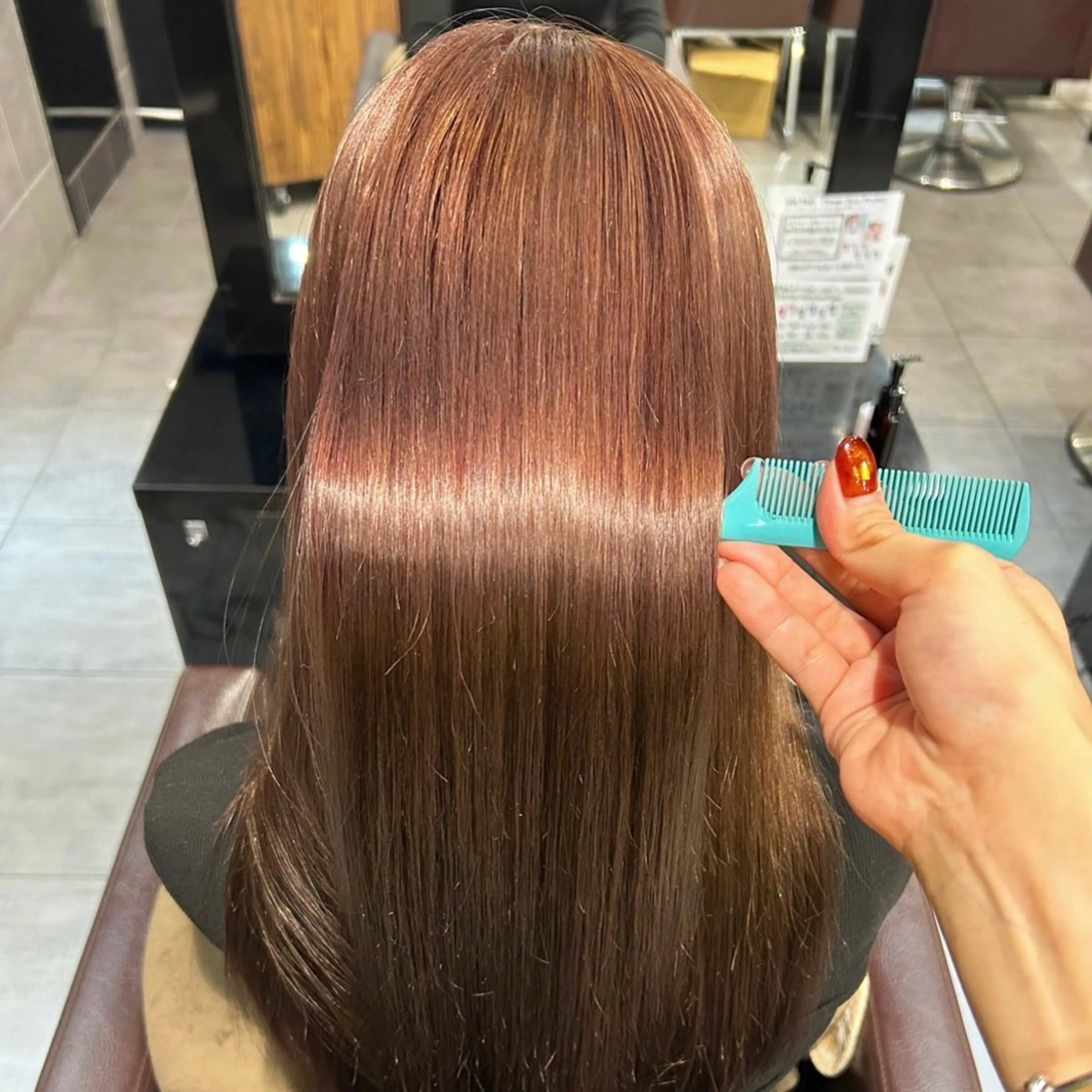 カット＋nina髪質改善カラー🍊の写真