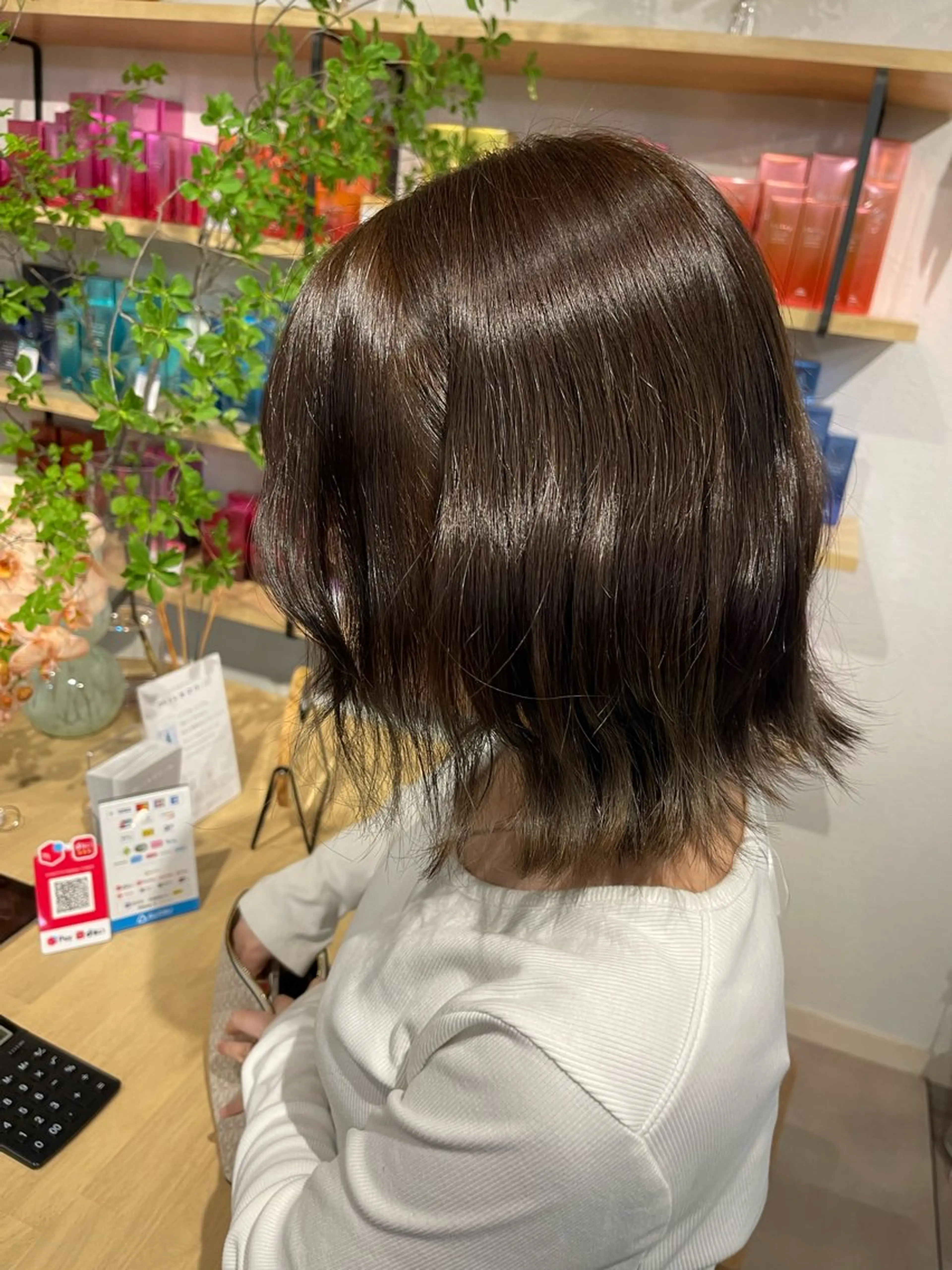 カラー オリーブカラー maho /veluaのヘアスタイル