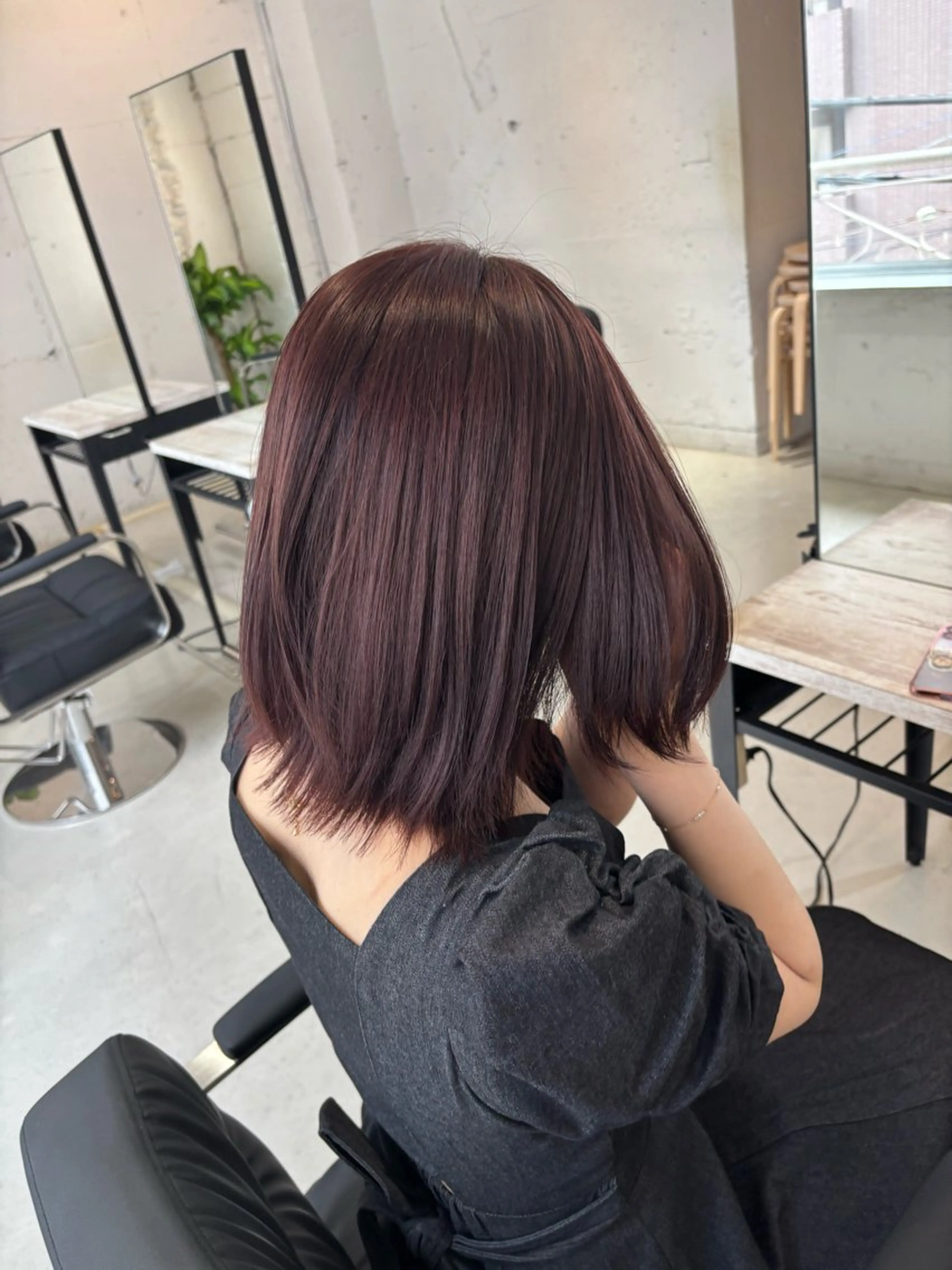 ミディアム カラー ブリーチ ブラウンカラー 透明感カラー ブリーチなしカラー ピンクカラー 透明感カラー /Kanon️🫧のヘアスタイル