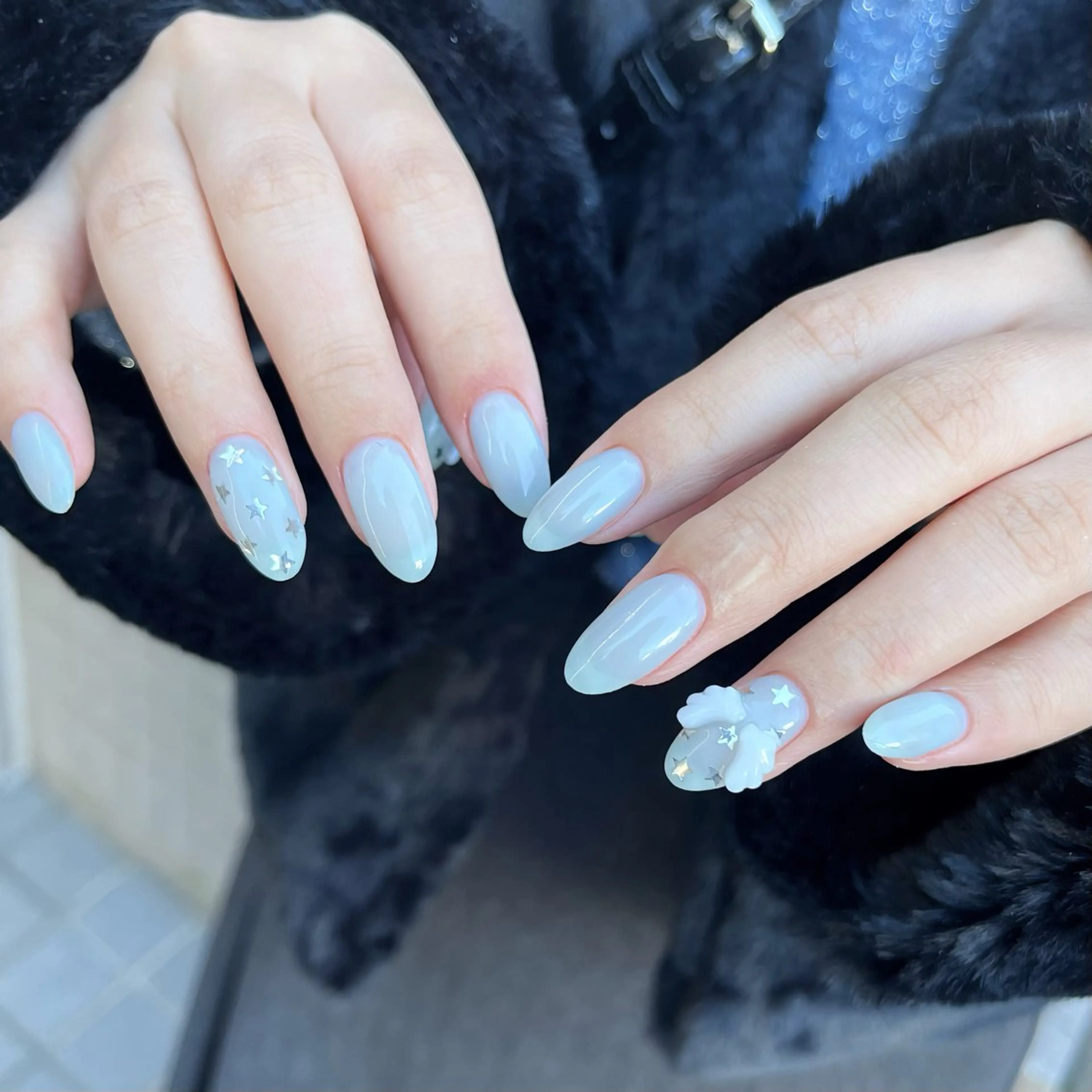 ネイル チークネイル フレンチネイル ホログラムネイル マグネットネイル ミラーネイル ハンドネイル 🫧OPELIA NAIL渋谷🫧のネイルデザイン