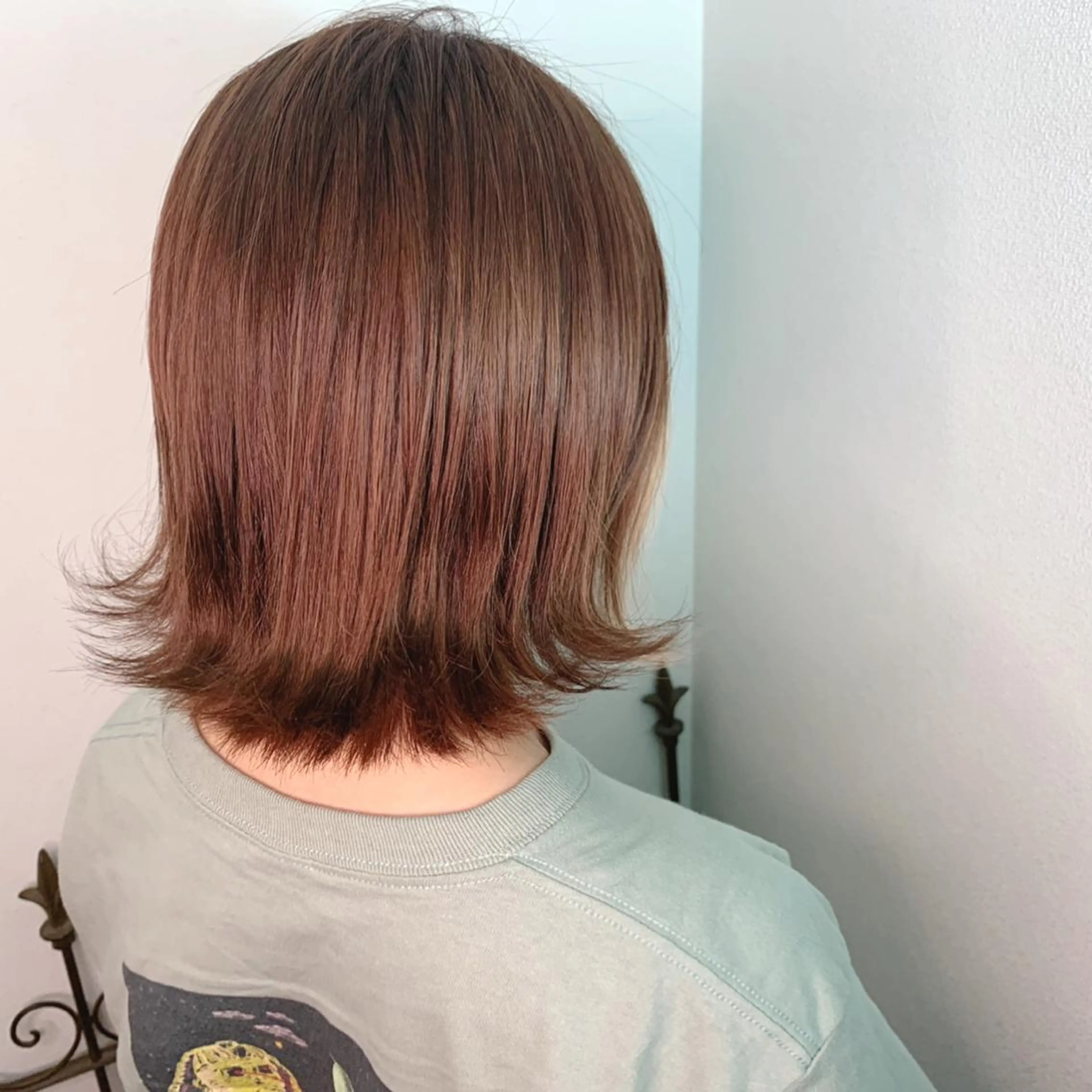 ショート カラー ボブウルフ／ボブ Satsuki【名駅のヘアスタイル