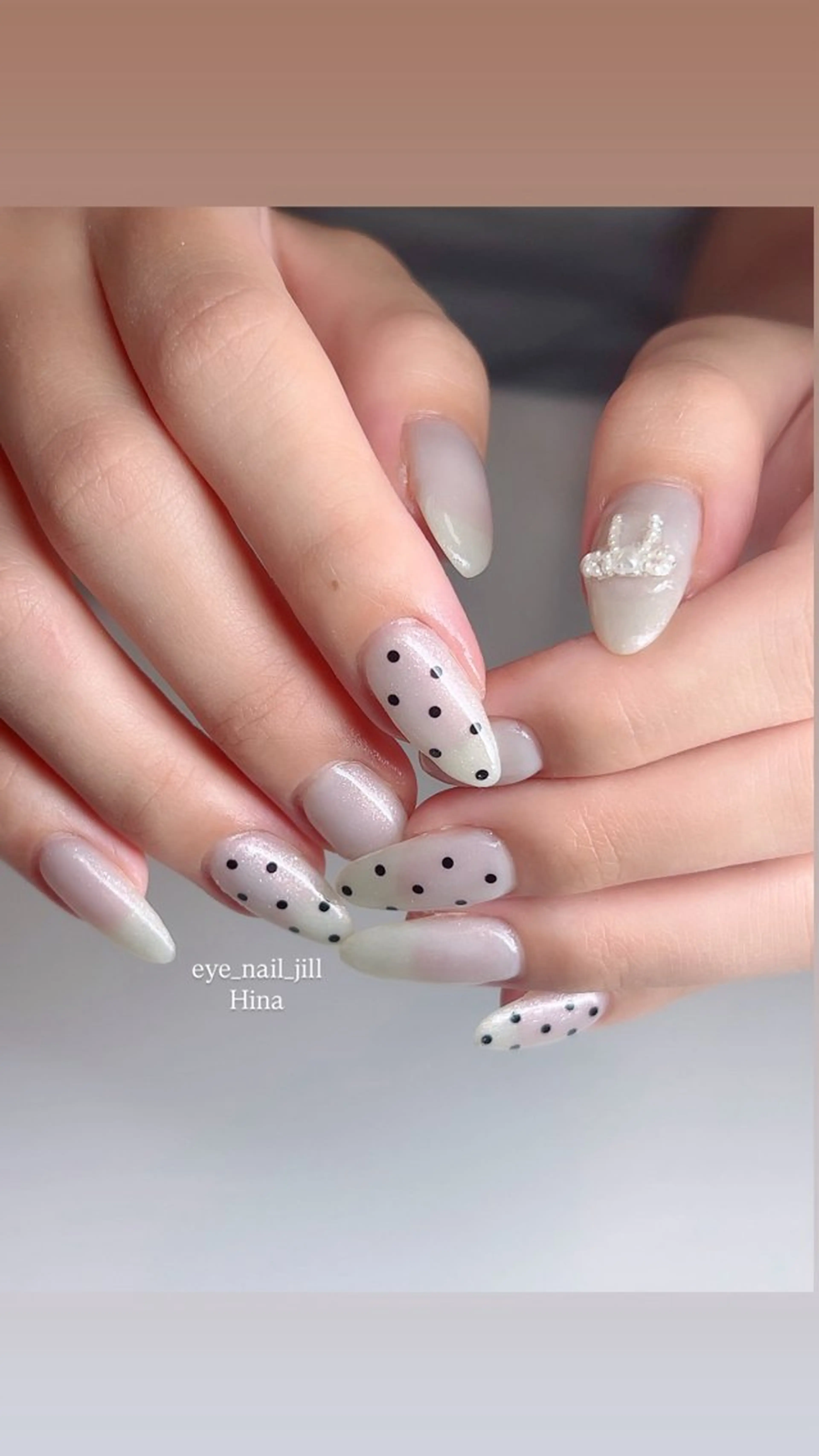 ネイル ドット ハンドネイル 🎀JILL HINA🎀のネイルデザイン