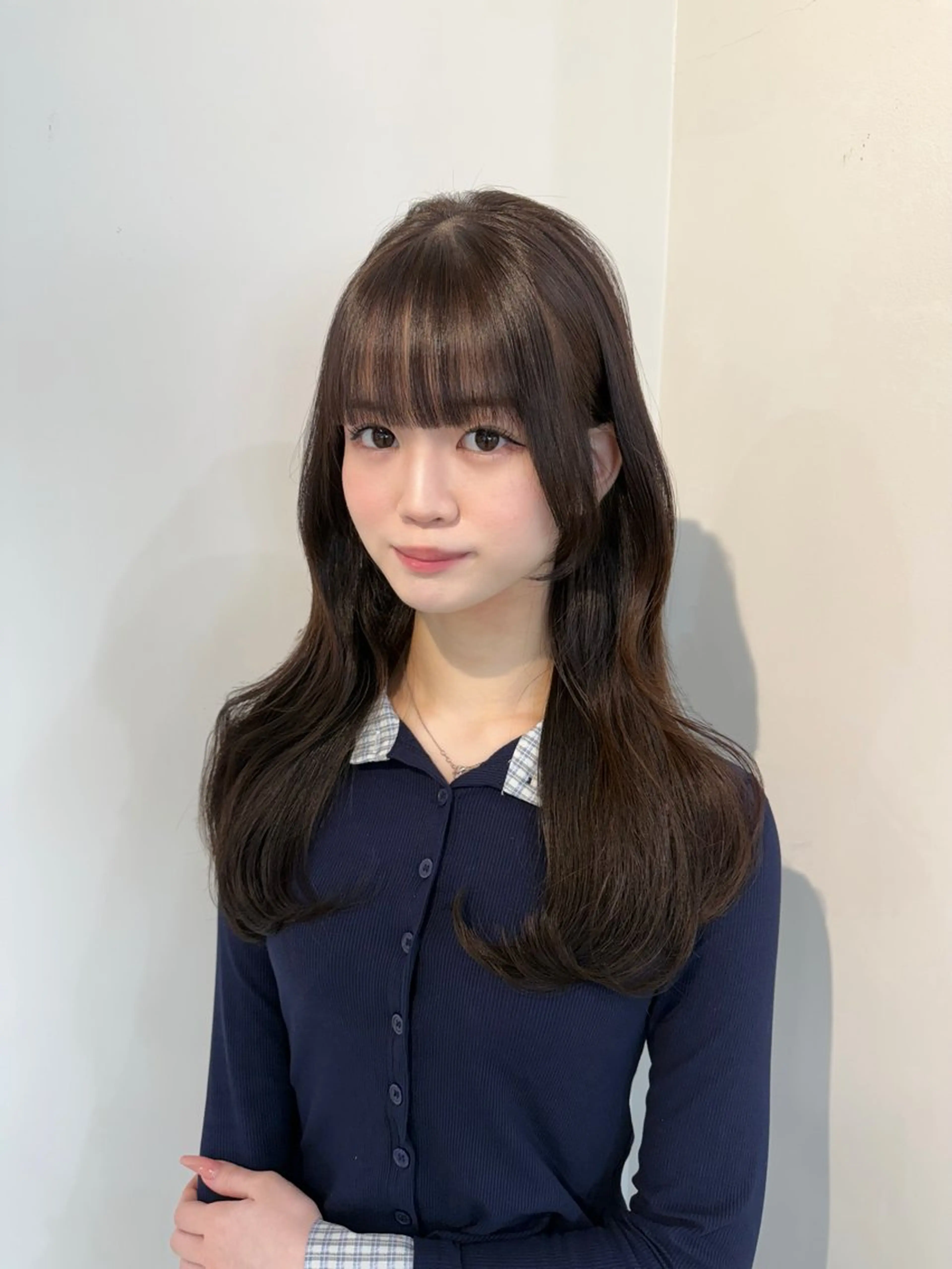 ロング カット トリートメント 𝐑𝐮𝐧𝐚 🩵のヘアスタイル