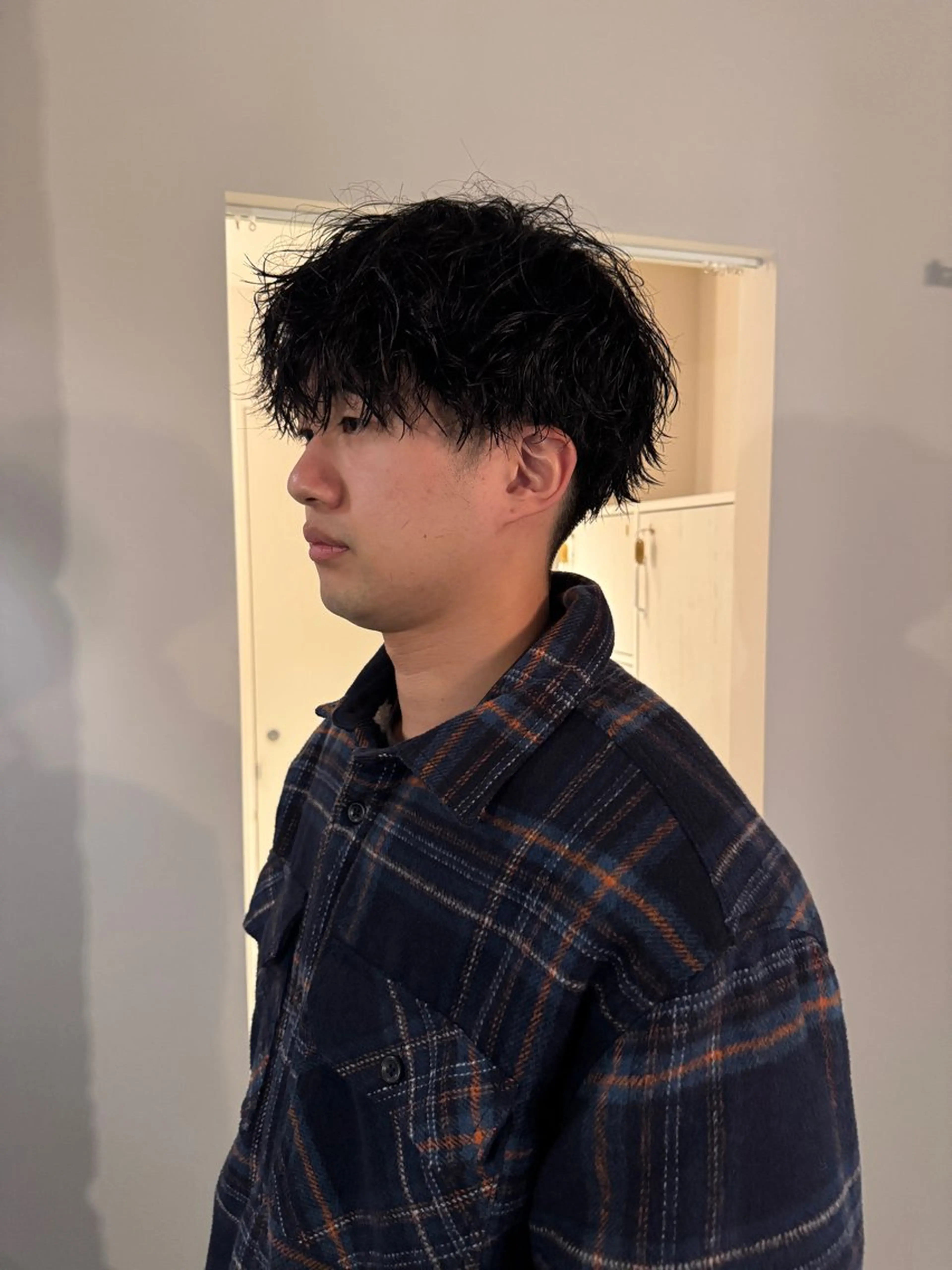 ショート パーマ 森田 鴻之介のヘアスタイル