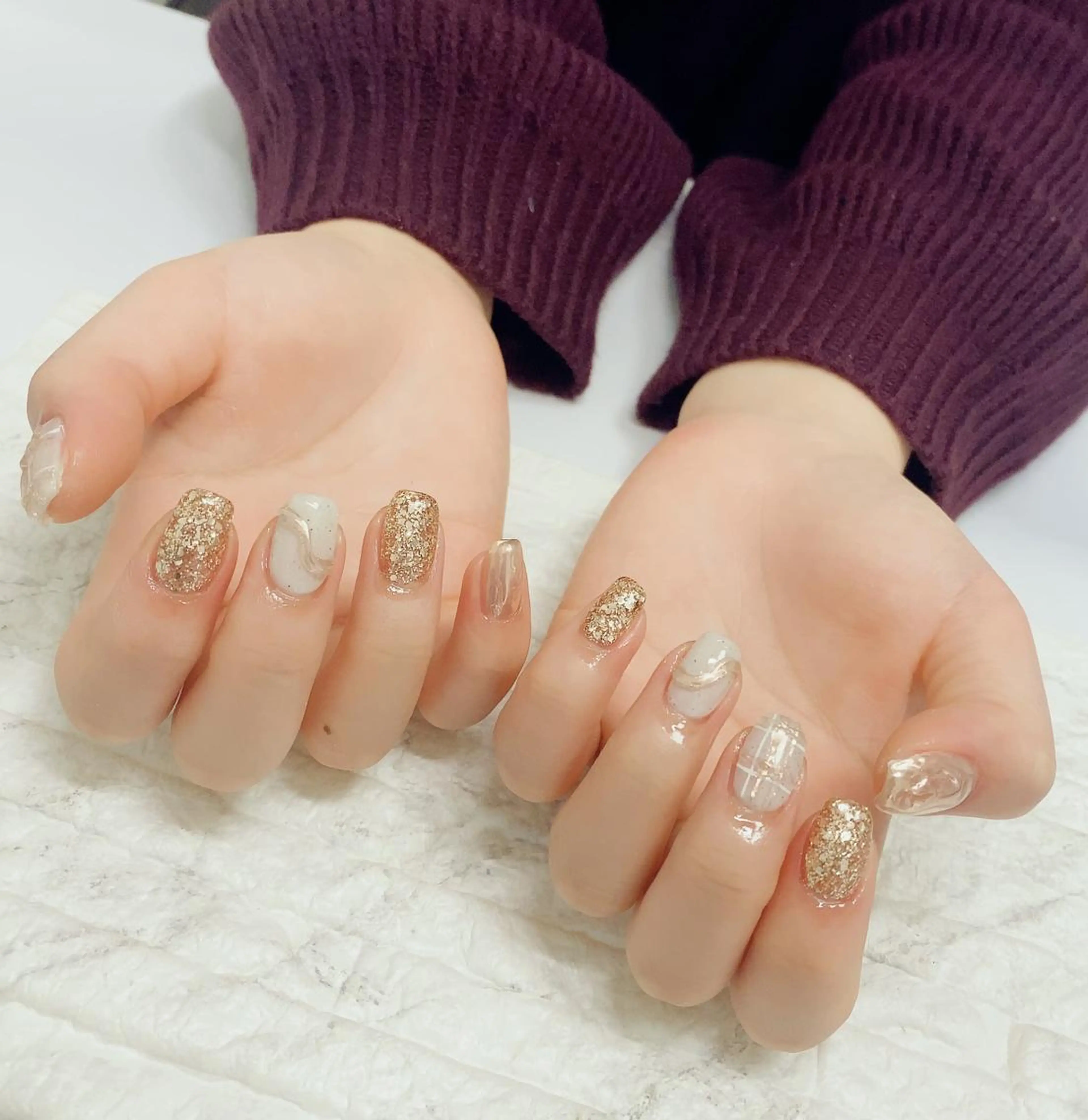 ネイル アートネイル ハンドネイル yochi nailのネイルデザイン
