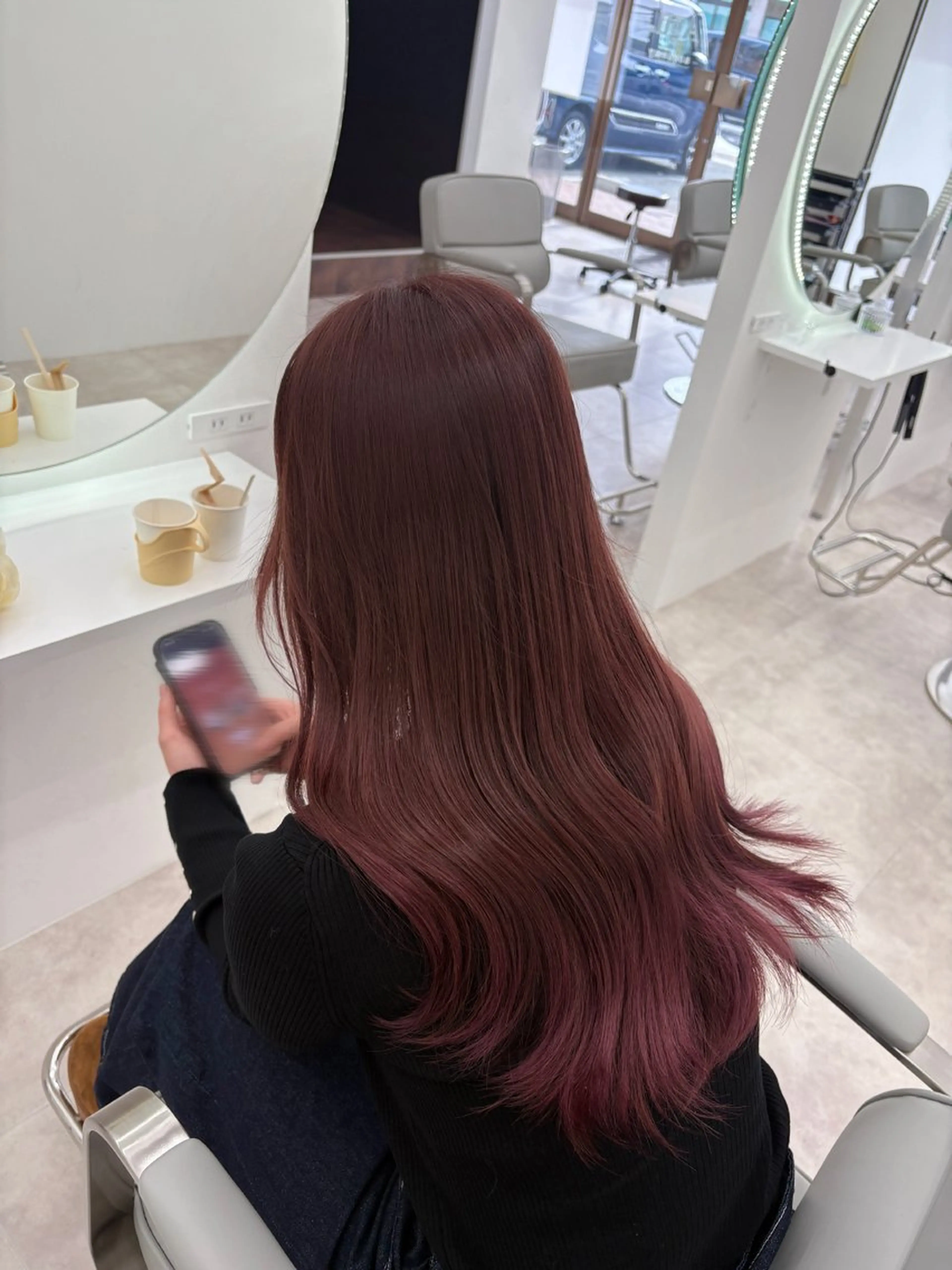 アディクシーカラー+カット+3stepトリートメントの写真