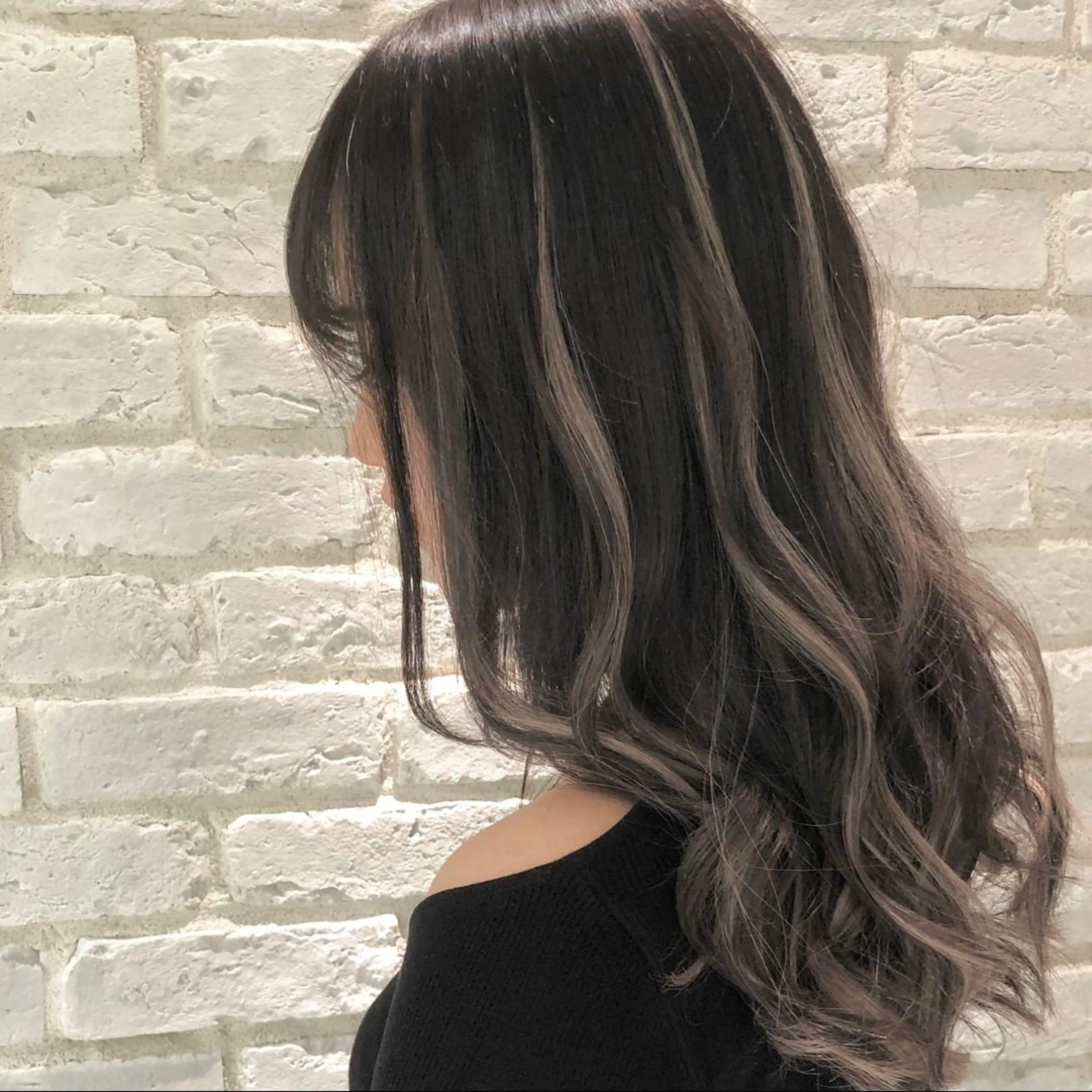 セミロング カラー デザインカラー エクステ カット トリートメント エクステ ⭐️モテ髪担当 佐賀翔太⭐️のヘアスタイル