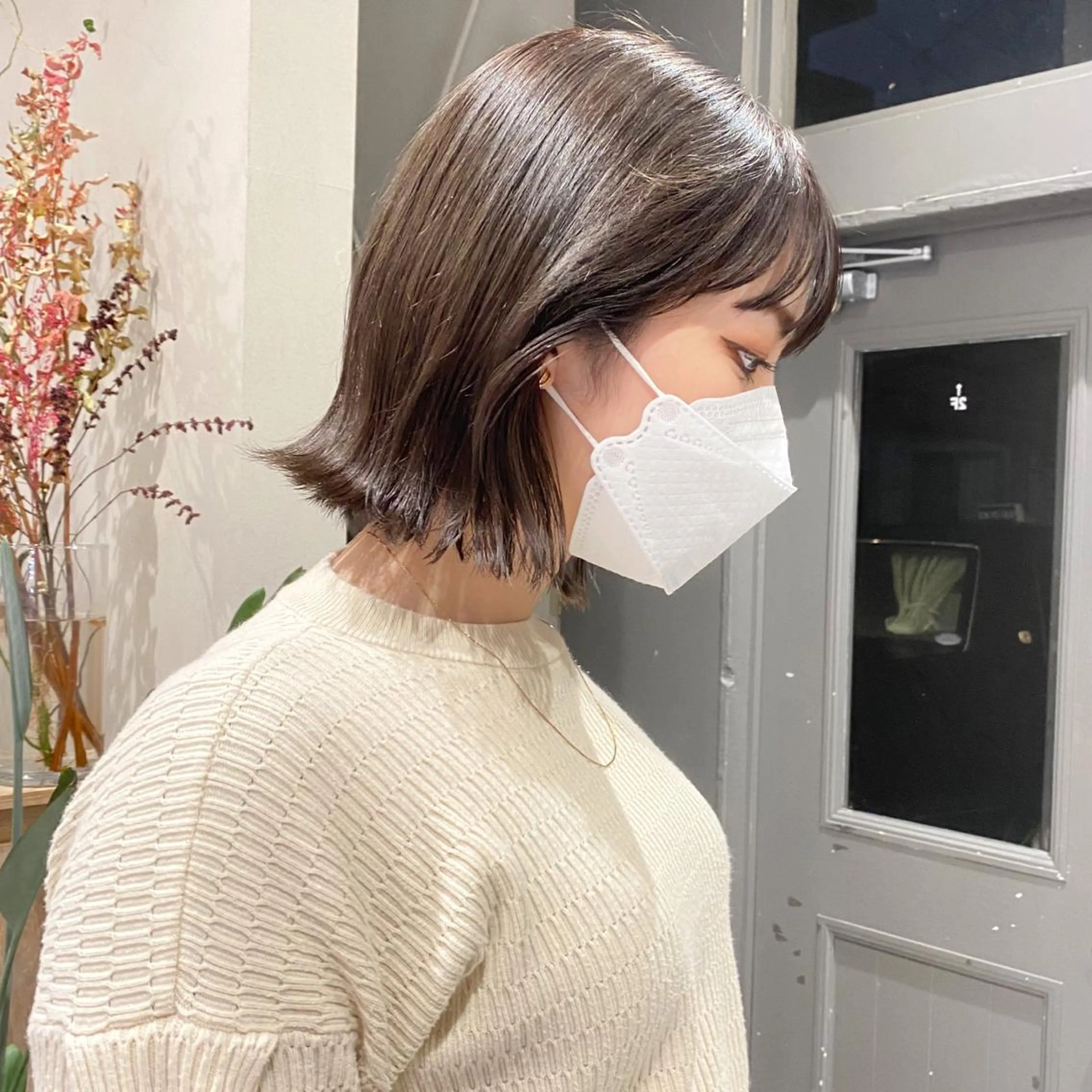 ショート カラー cie所属・ボブ/ミニボブ 透明感カラーkadoのヘアスタイル