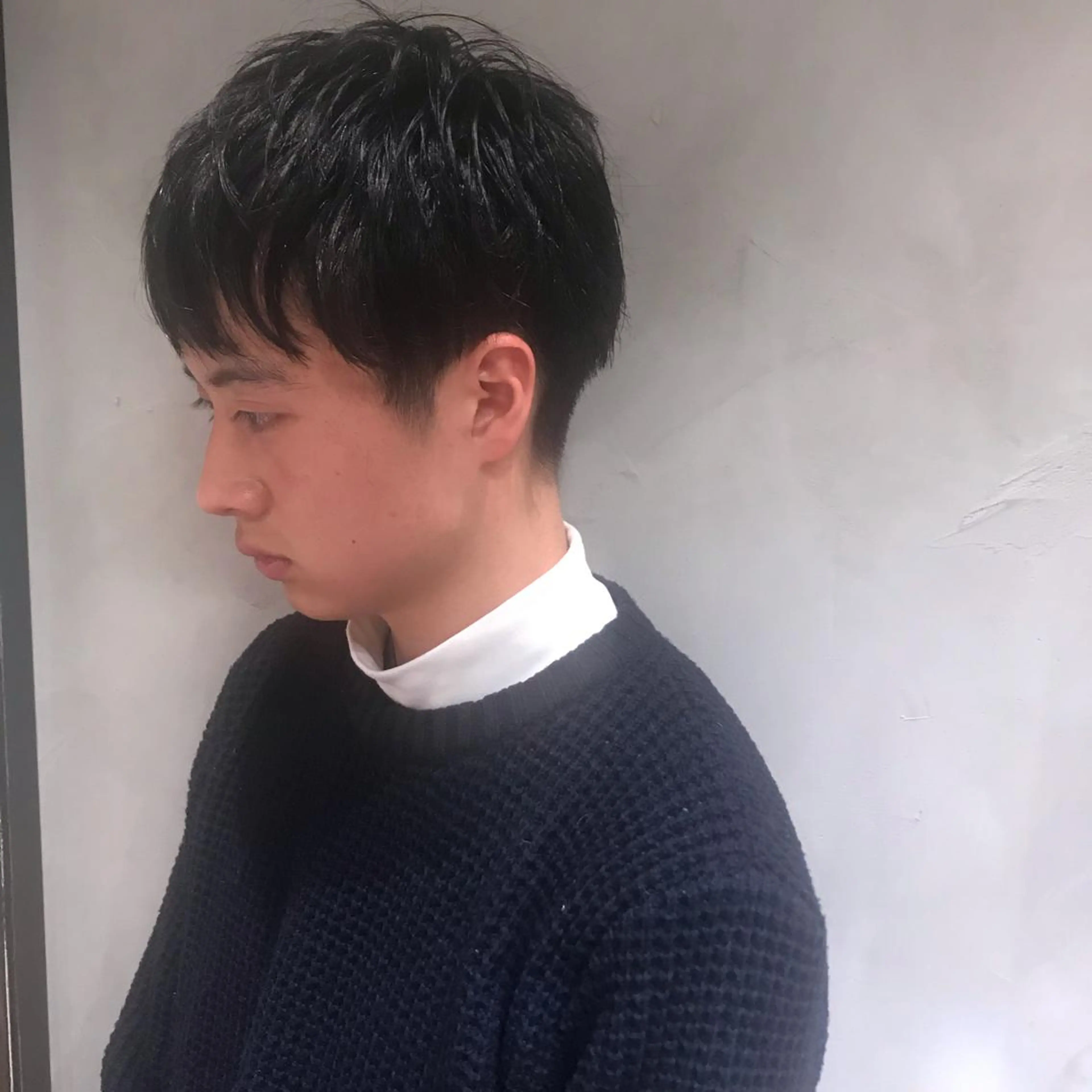 メンズ カット トリートメント 柔らかブラウン/顔周 りレイヤー♡ユウシのヘアスタイル