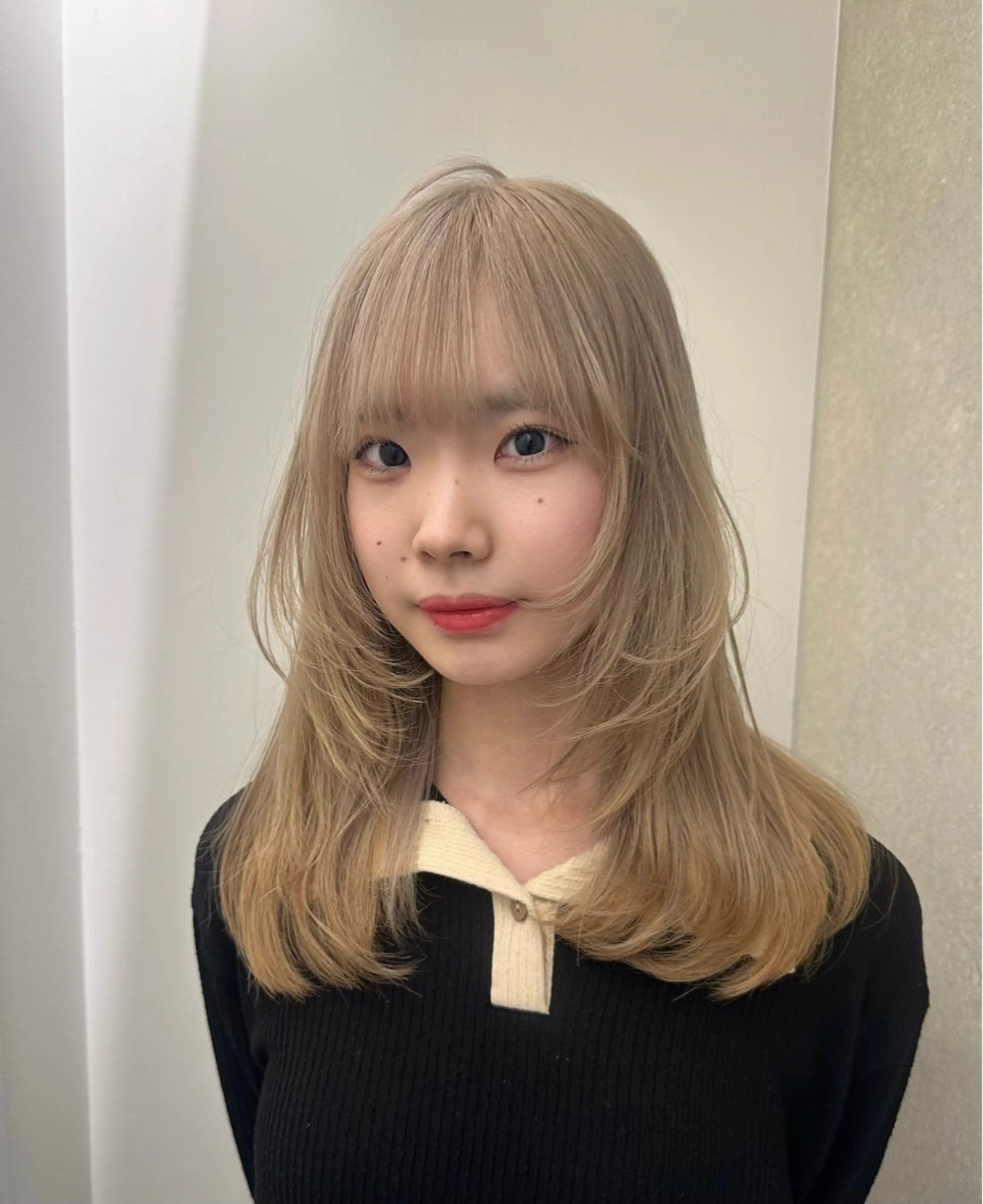 ロング ヘアカラー 🎀韓国レイヤー特化 🎀ベージュ/ミクのヘアスタイル