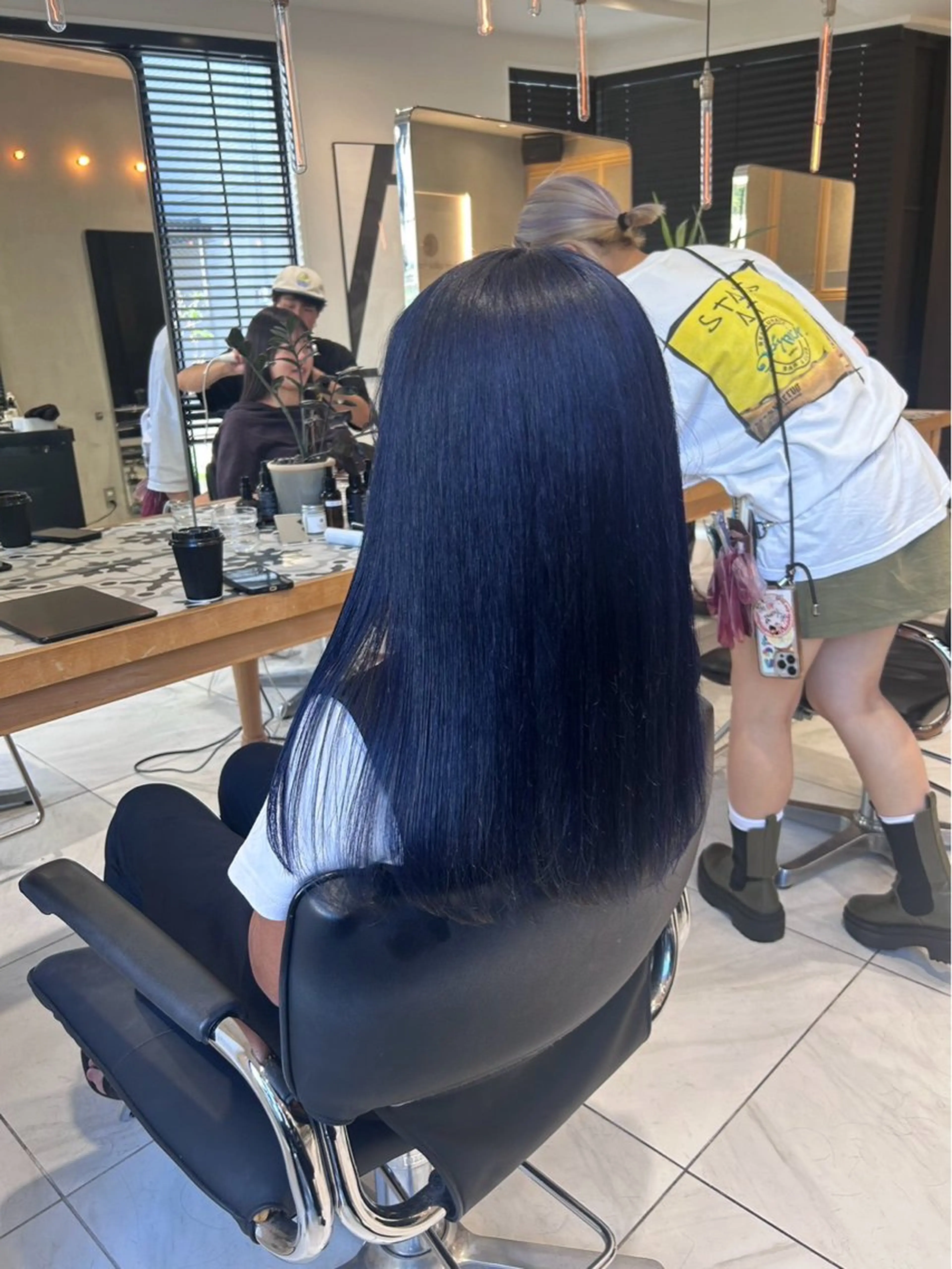 ロング カラー レイヤー小顔ショート 吉田ジョウのヘアスタイル