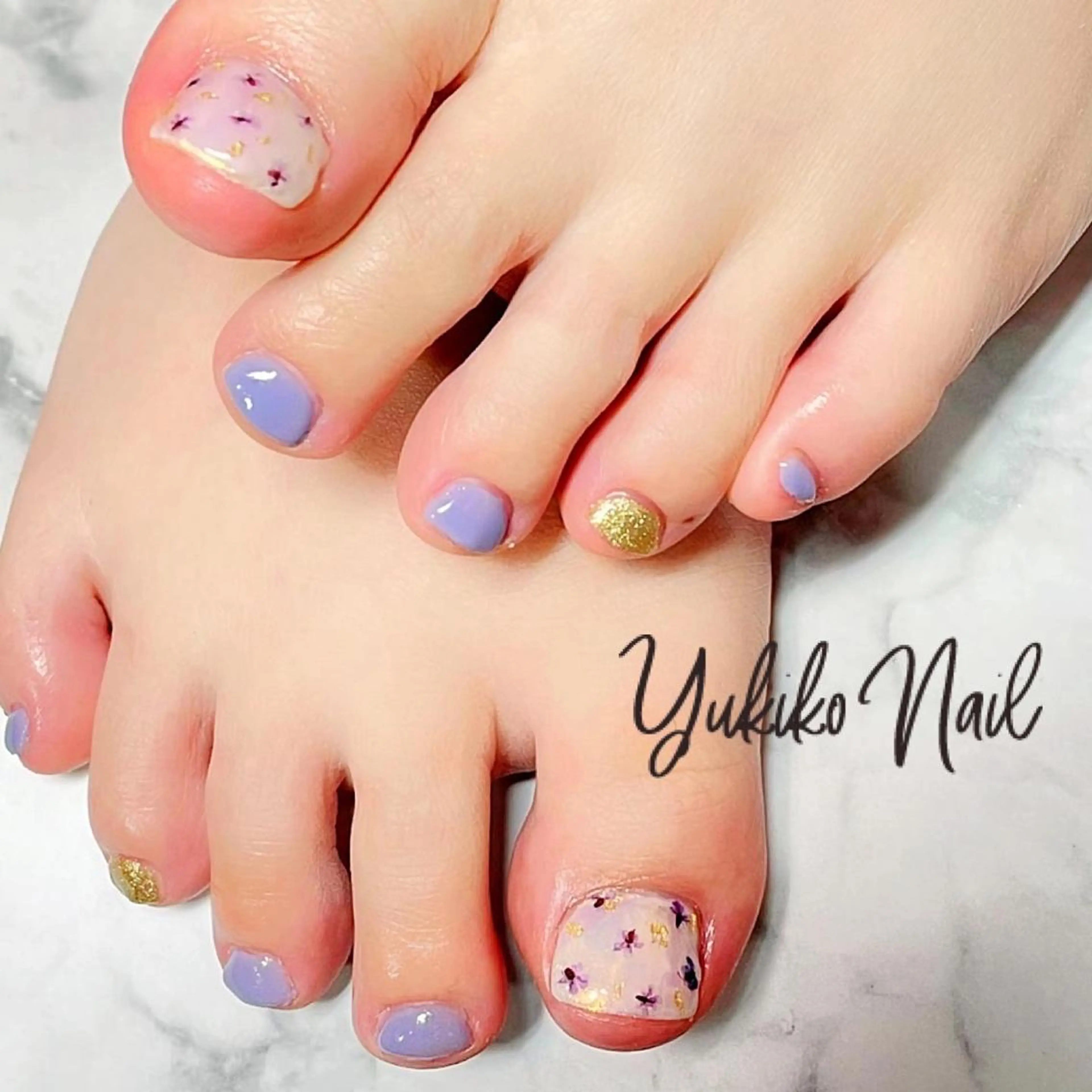 ネイル アートネイル フットネイル フットネイル ユキコ ネイルのネイルデザイン