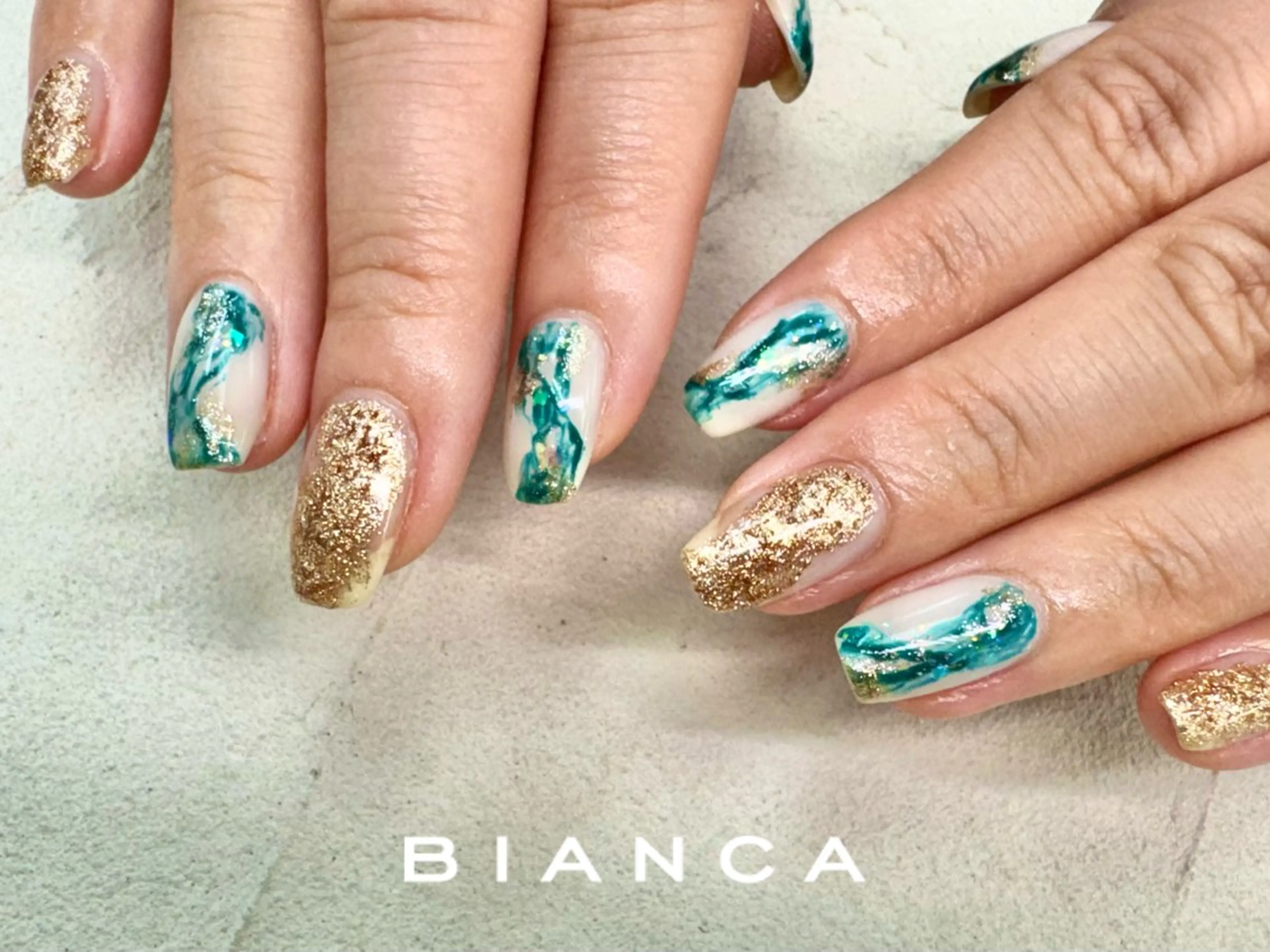 ネイル ハンドネイル ビアンカ大宮ネイル 店長 モリサワのネイルデザイン