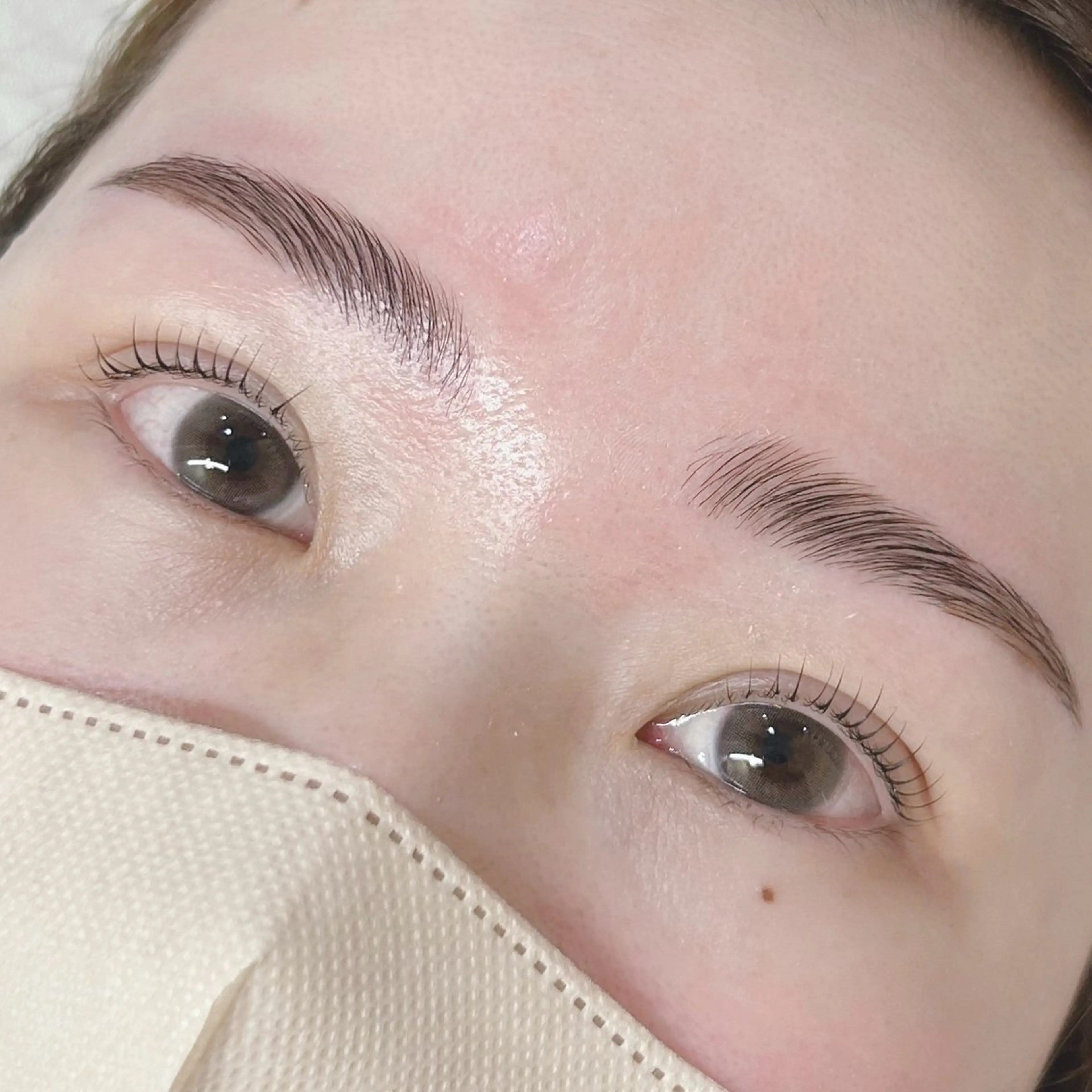 【女性限定】🩵似合わせまつ毛パーマ+ 眉毛パーマ×眉Wax🩵まつ毛と眉毛同時施術✨の写真