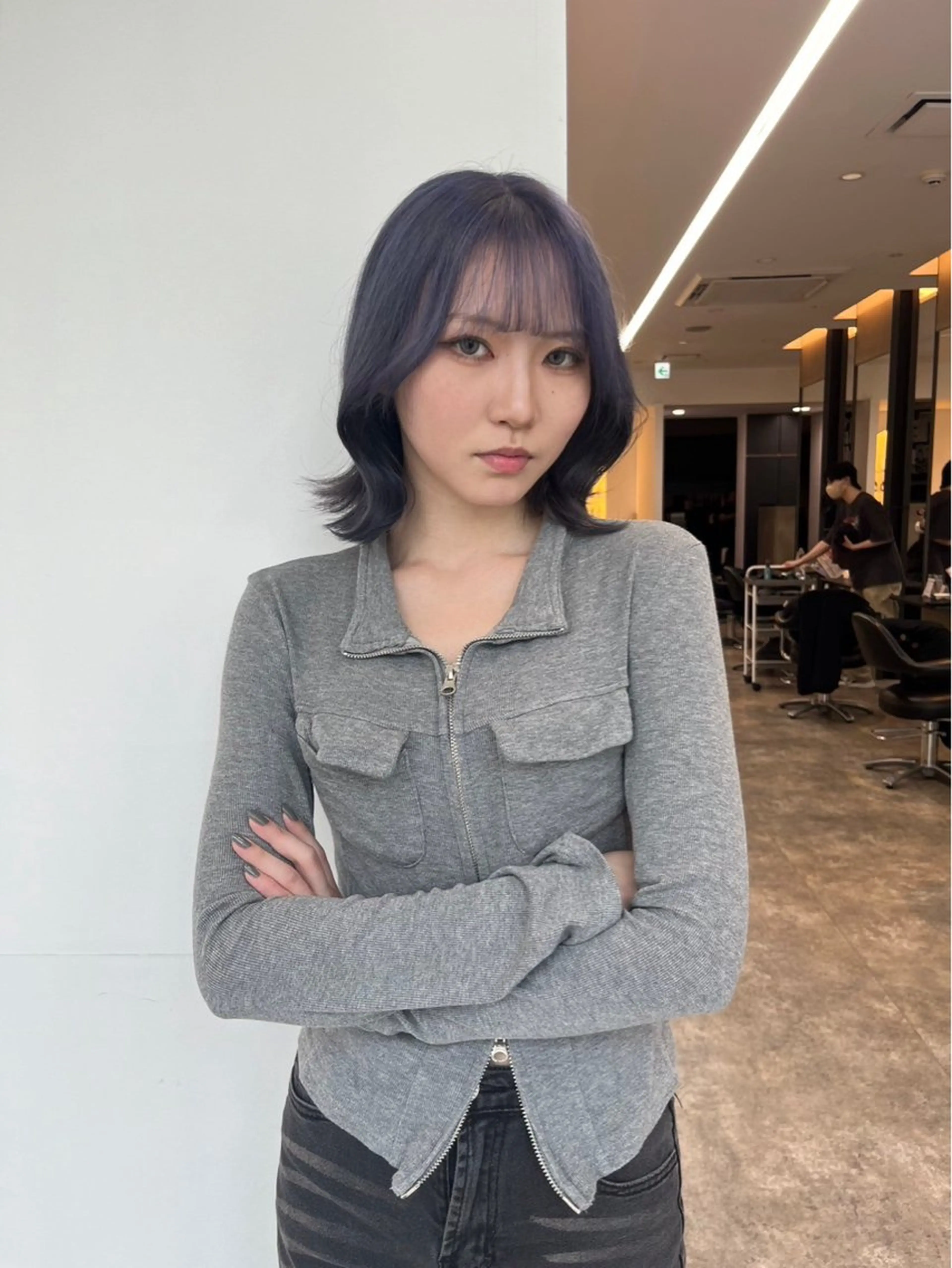 ミディアム 【無料カットモデル】 水山まさはる🌸のヘアスタイル